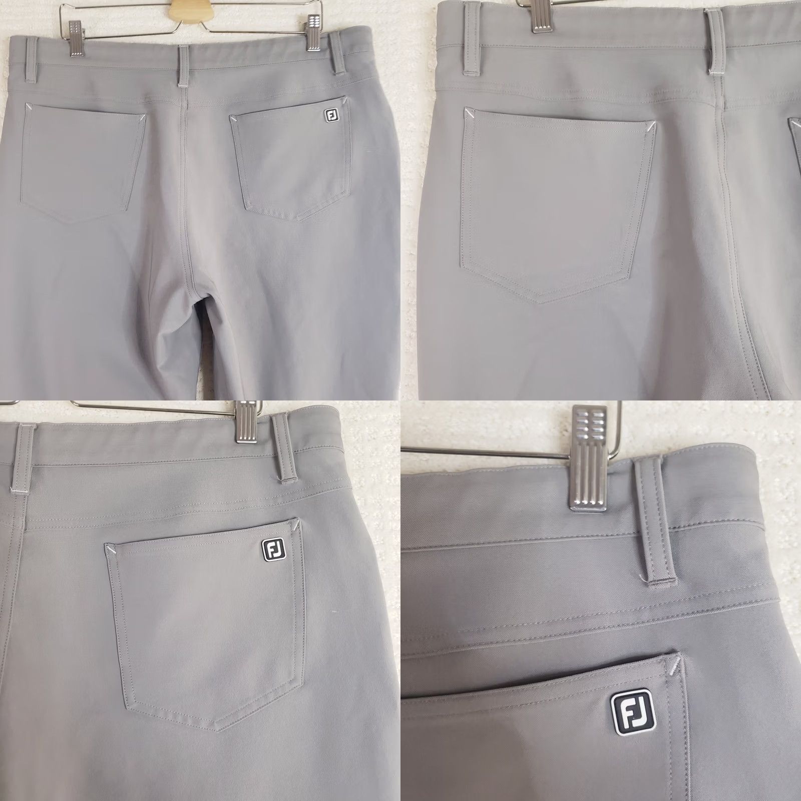 Footjoy FootJoy FJ Men's Athletic Fit Performance Stretch Golf Pants Gray Size 38 x 30 Size US 38 / EU 54 - 9 Thumbnail