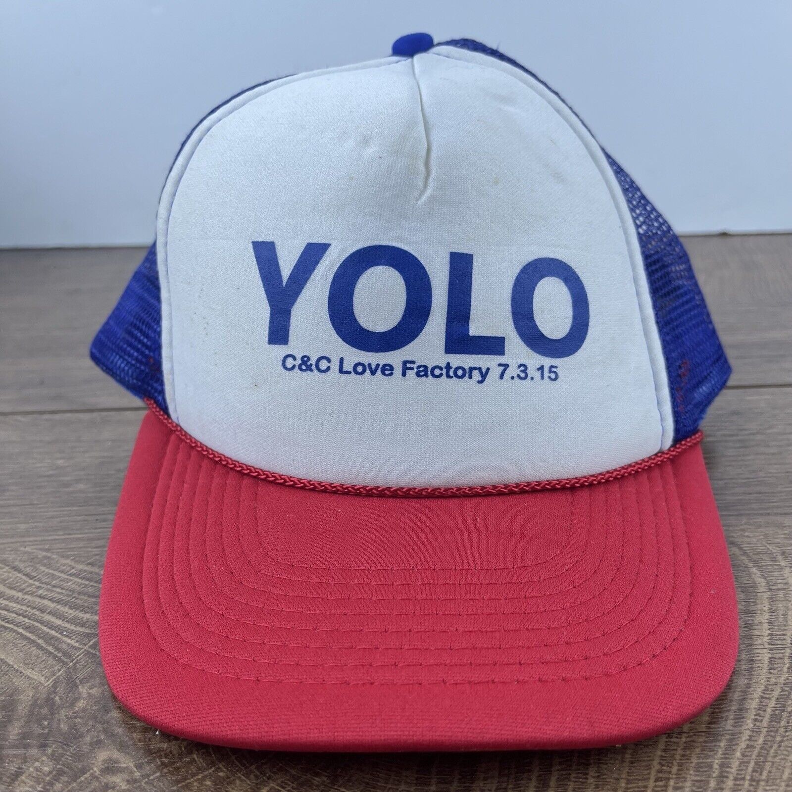 Other YOLO Snapback Hat Adjustable Hat White Adjustable Hat White Size ONE SIZE - 2 Thumbnail