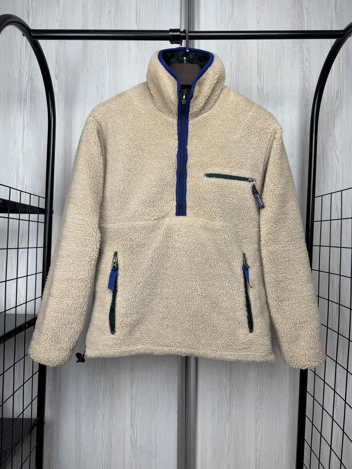 Patagonia 90s Patagonia Glissade Jacket Made in USA XS-S Green x Beige Size US XS / EU 42 / 0 - 2 Thumbnail