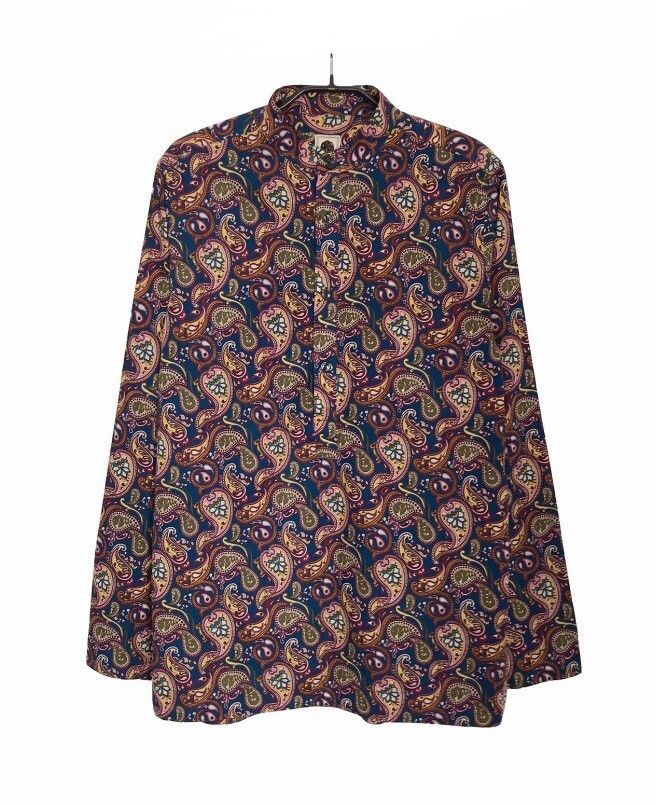 Pretty Green Pretty Green Paisley Button Shirt Mens Sz S Size US S / EU 44-46 / 1 - 1 Thumbnail