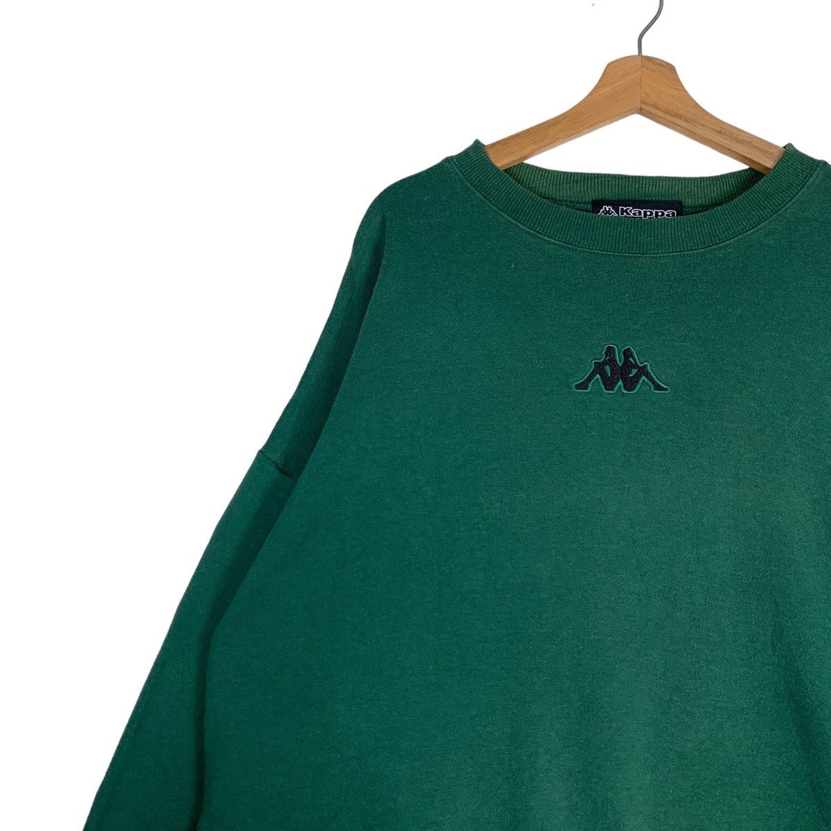 Kappa KAPPA Embroidery Center Logo & Big Logo Sweatshirt #0712-C33 Size US XL / EU 56 / 4 - 6 Thumbnail