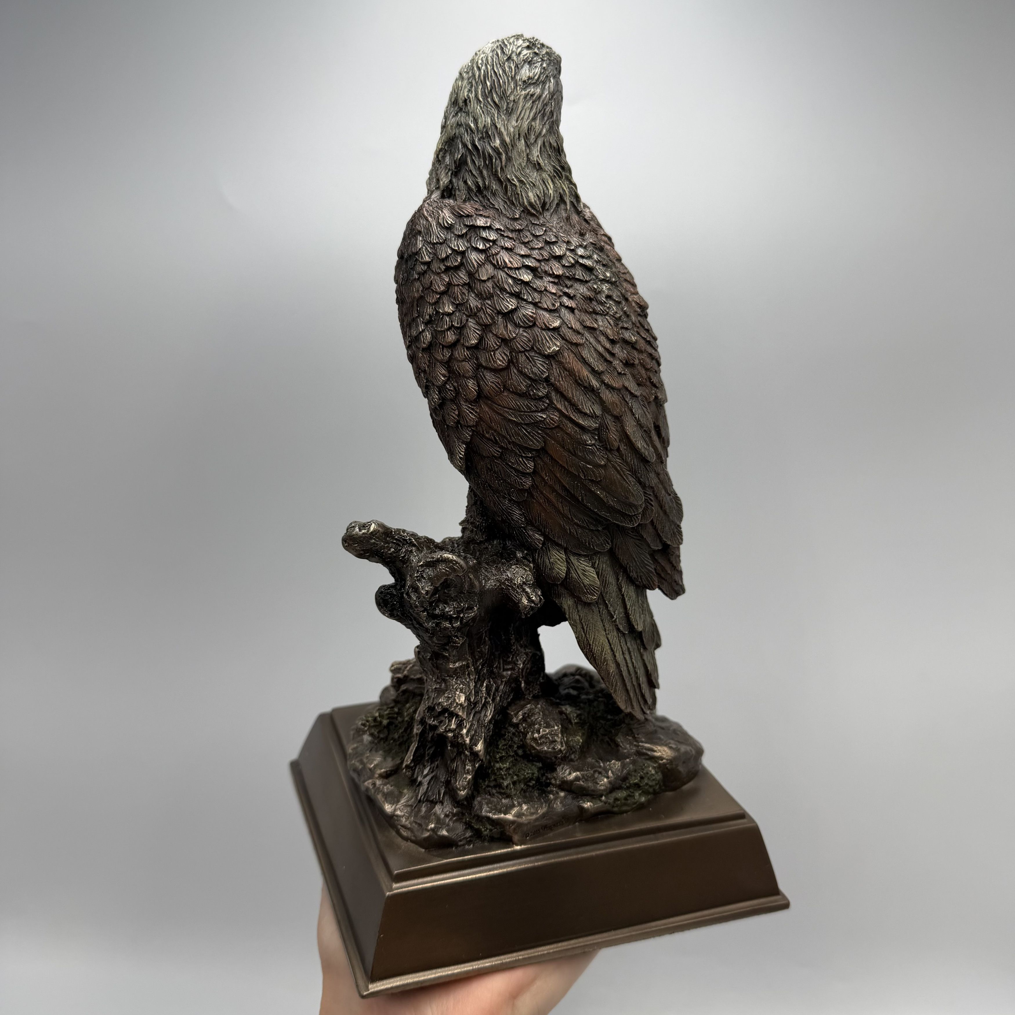Other Eagle Statue Bronze Finish Polystone Figurine Size ONE SIZE - 4 Thumbnail