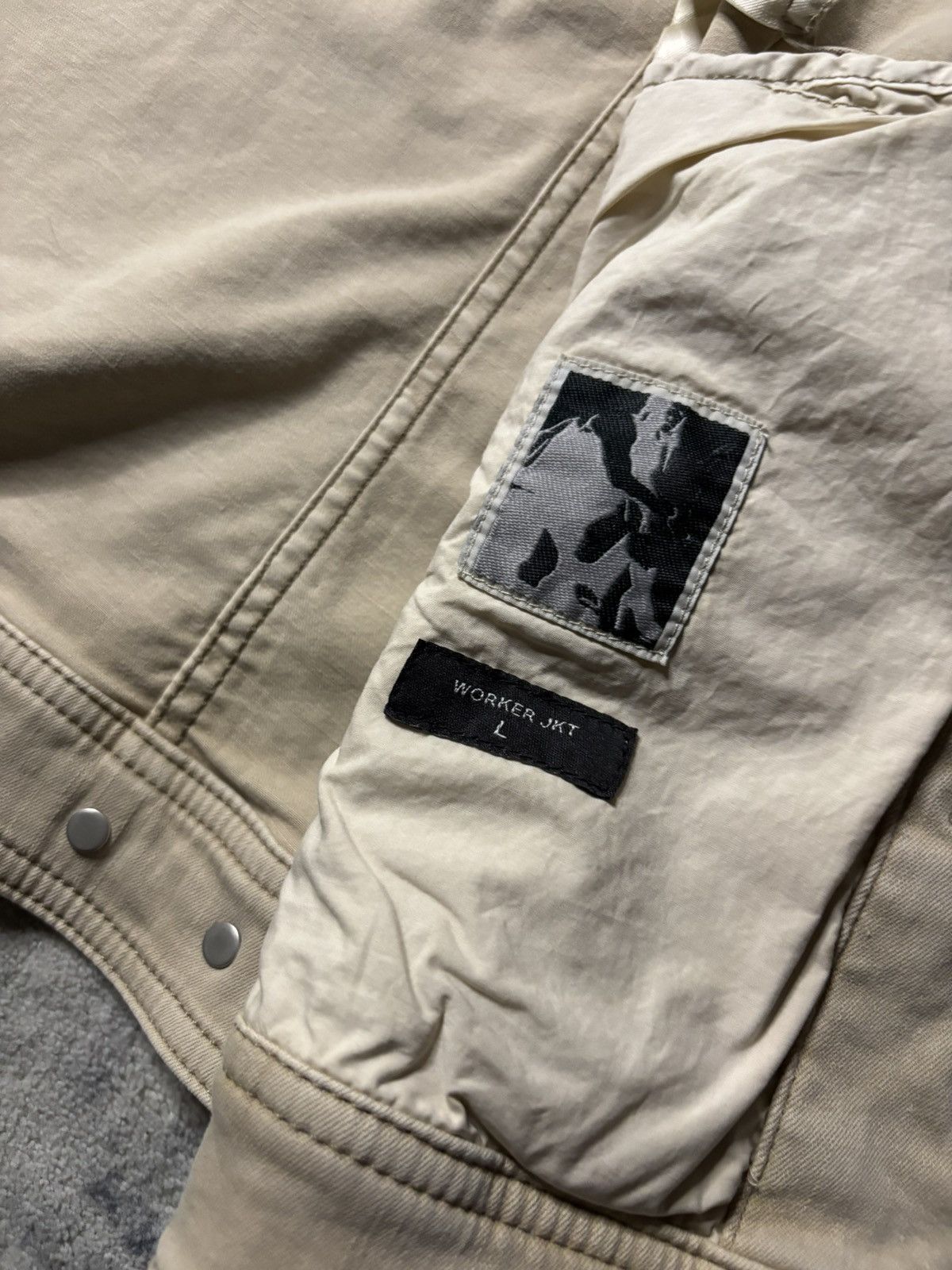 Rick Owens Rick Owens Mineral Denim Fogachine Worker Jacket Size US L / EU 52-54 / 3 - 7 Thumbnail