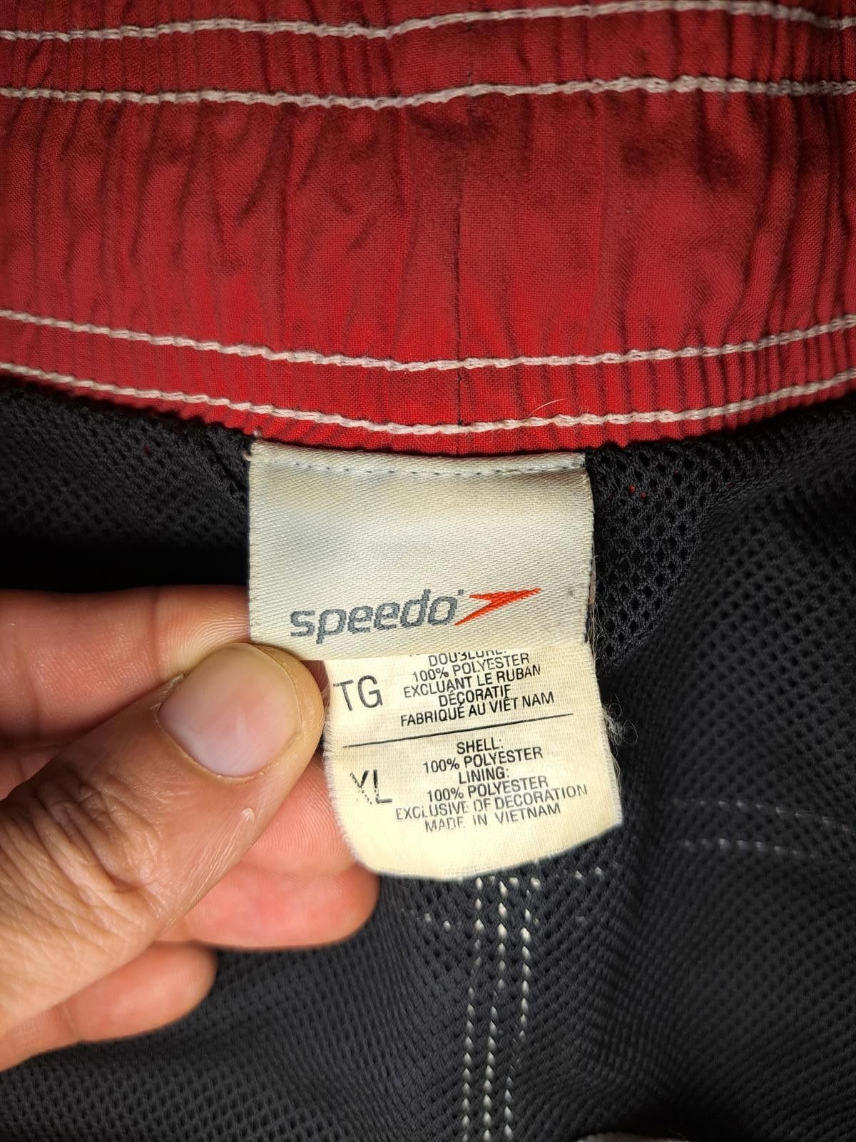 Speedo Speedo Swim Trunks Mens XL Gray Drawstring Size US 36 / EU 52 - 2 Thumbnail