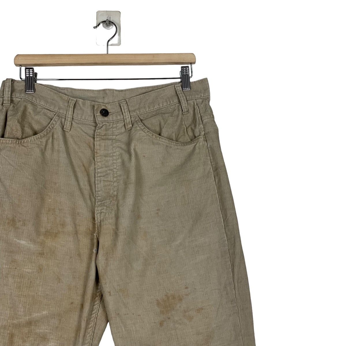 Levi's 70’s Rusty Trashed LEVIS White Label Corduroy Pant #1149-C53 Size US 32 / EU 48 - 5 Thumbnail