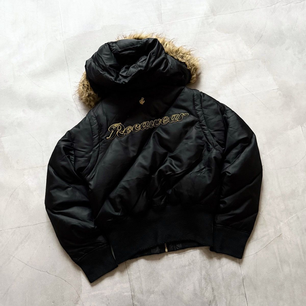 Hysteric Glamour × Undercover Rocawear Bomber Jacket Vest Fur LGB If Six Was Nine Vibe Size S / US 4 / IT 40 - 9 Thumbnail