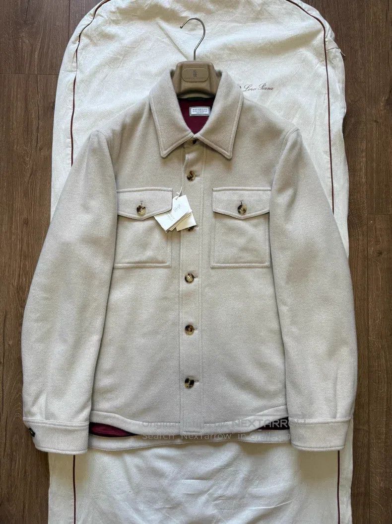Brunello Cucinelli Brunello Cucinelli Cashmere Shirt Style Jacket Size US M / EU 48-50 / 2 - 1 Thumbnail