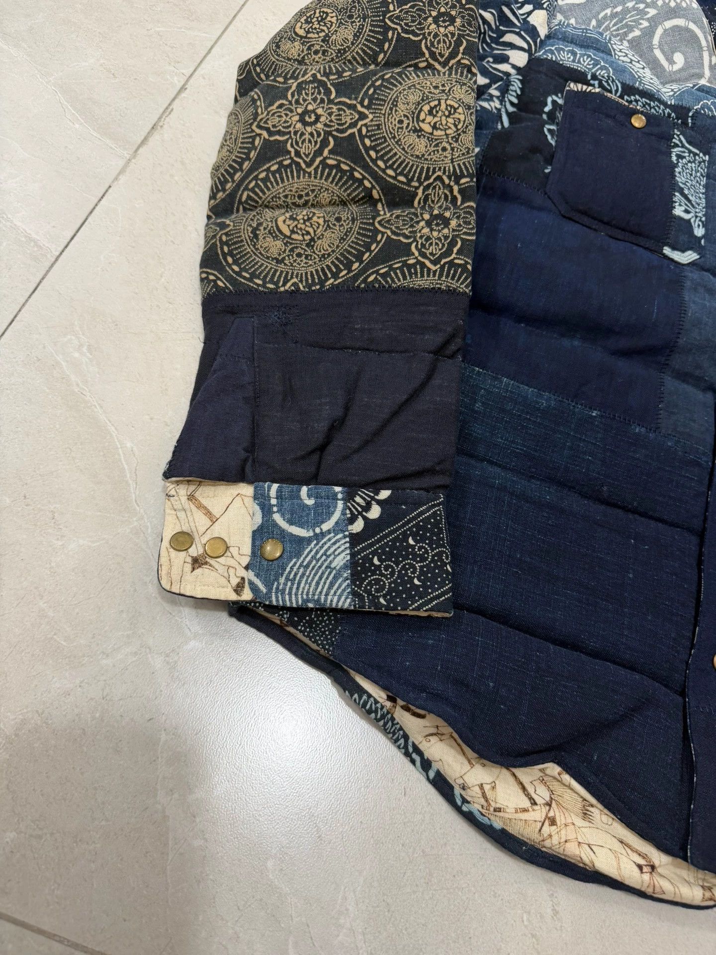 Visvim VISVIM ICT KERCHIEF DOWN JKT KOFU 18AW Vintage Down Shirt Size US M / EU 48-50 / 2 - 4 Thumbnail