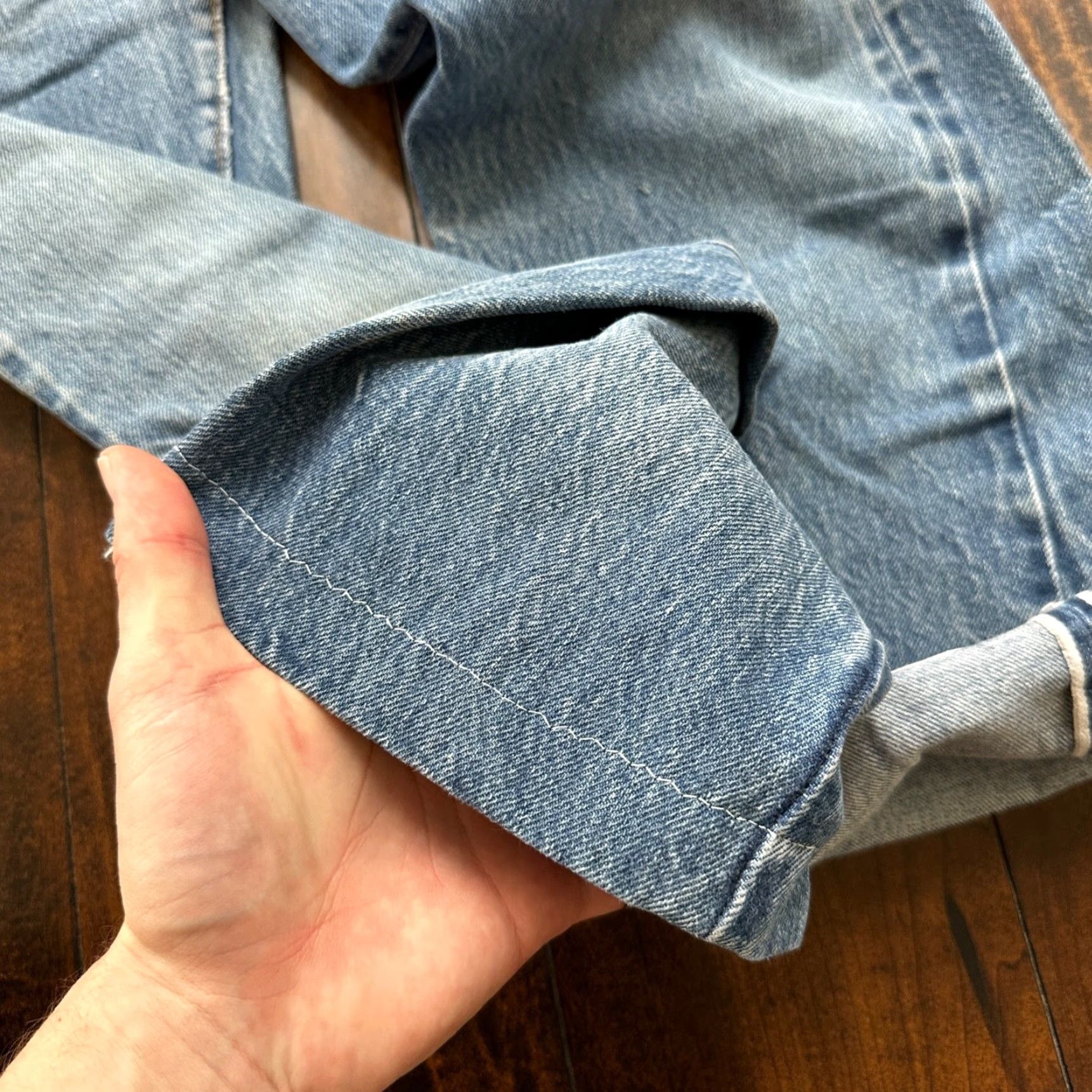 Levi's VINTAGE Levi's 501 XX Jeans Men's Regular Fit Straight 80s 70s USA Light Denim 32x34 Size US 32 / EU 48 - 4 Thumbnail