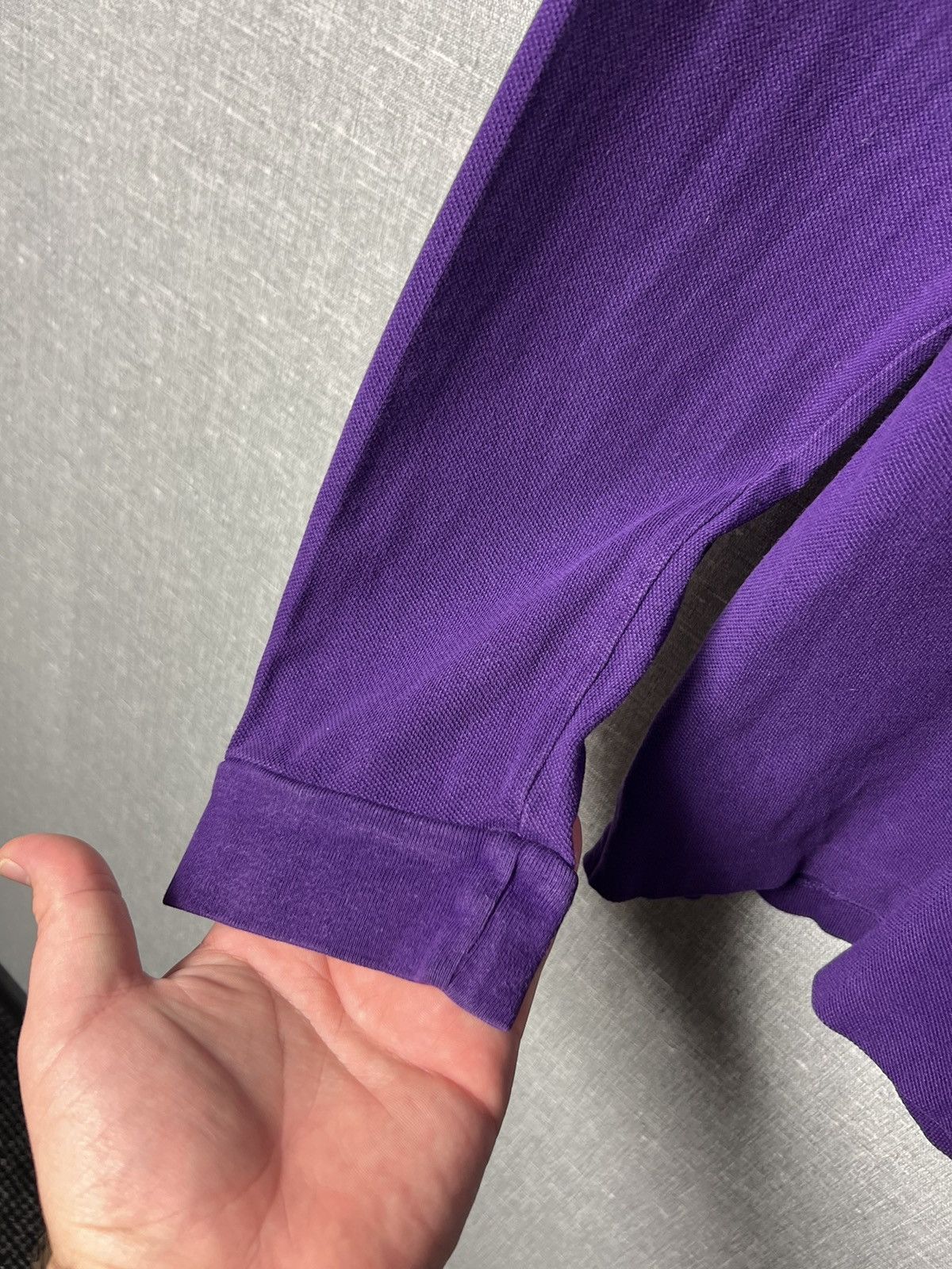 Polo Ralph Lauren Vintage Polo Ralph Lauren New York Purple Polo Long Sleeve Size US XL / EU 56 / 4 - 10 Thumbnail