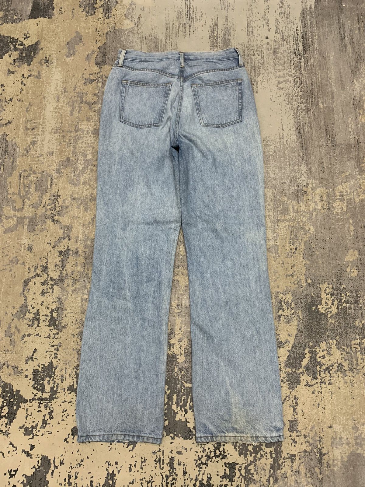Hysteric Glamour Japanese Brand Distressed Denim High Rise Faded Blue Jeans Size US 30 / EU 46 - 10 Thumbnail