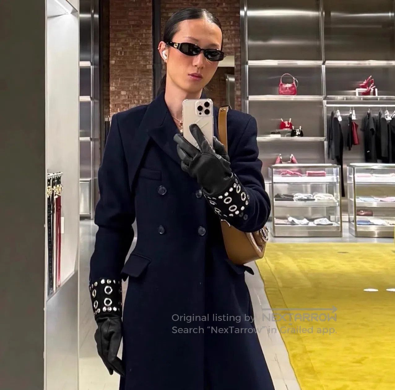 Gucci Guicci Deer Skin and Sheepskin Gloves| Size ONE SIZE - 2 Thumbnail