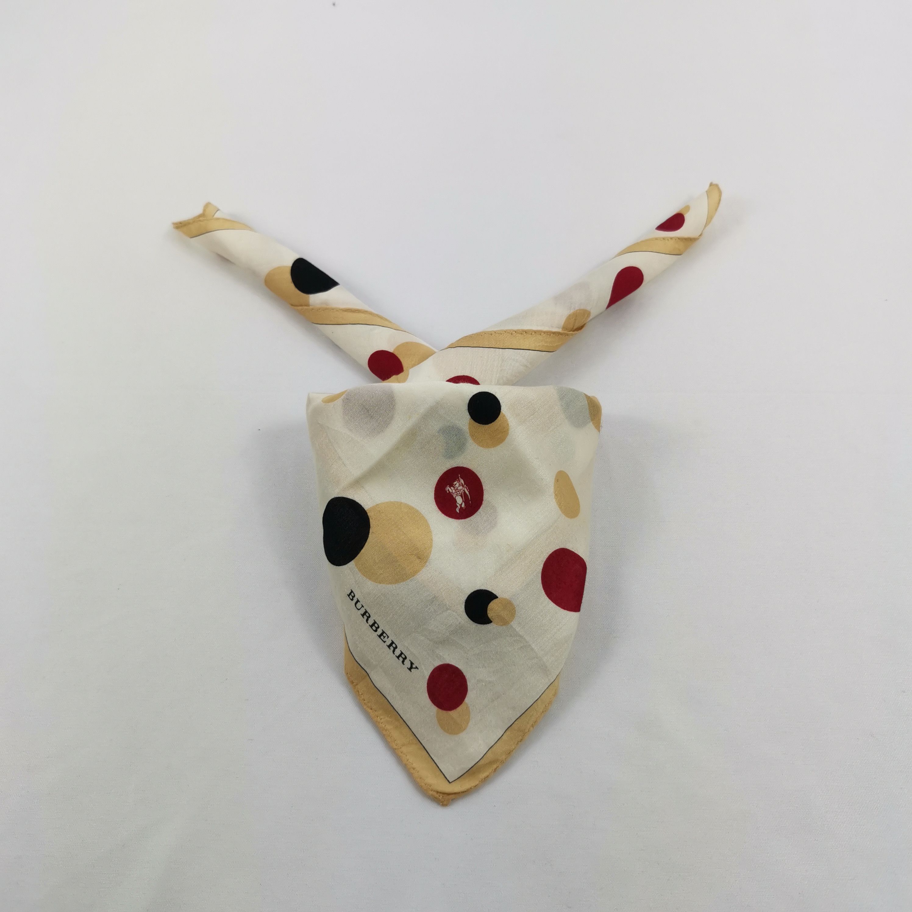 Burberry Vintage Burberry Handkerchief Bandana Pocket Square Size ONE SIZE - 1 Thumbnail