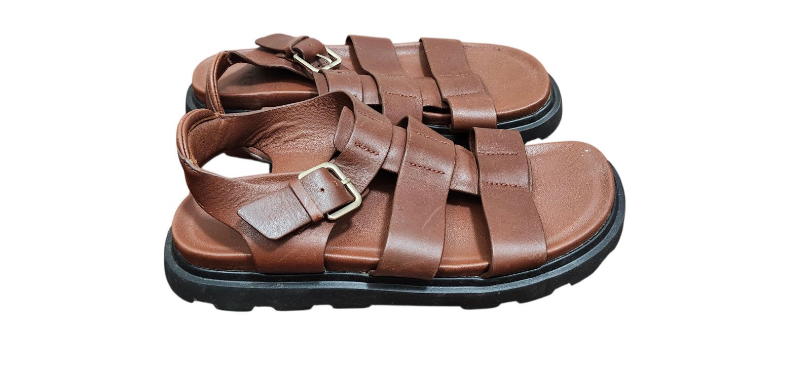Ugg UGG Capitelle Strap Leather Sandals Women’s Buckle Comfort Size US 10 / IT 40 - 5 Thumbnail