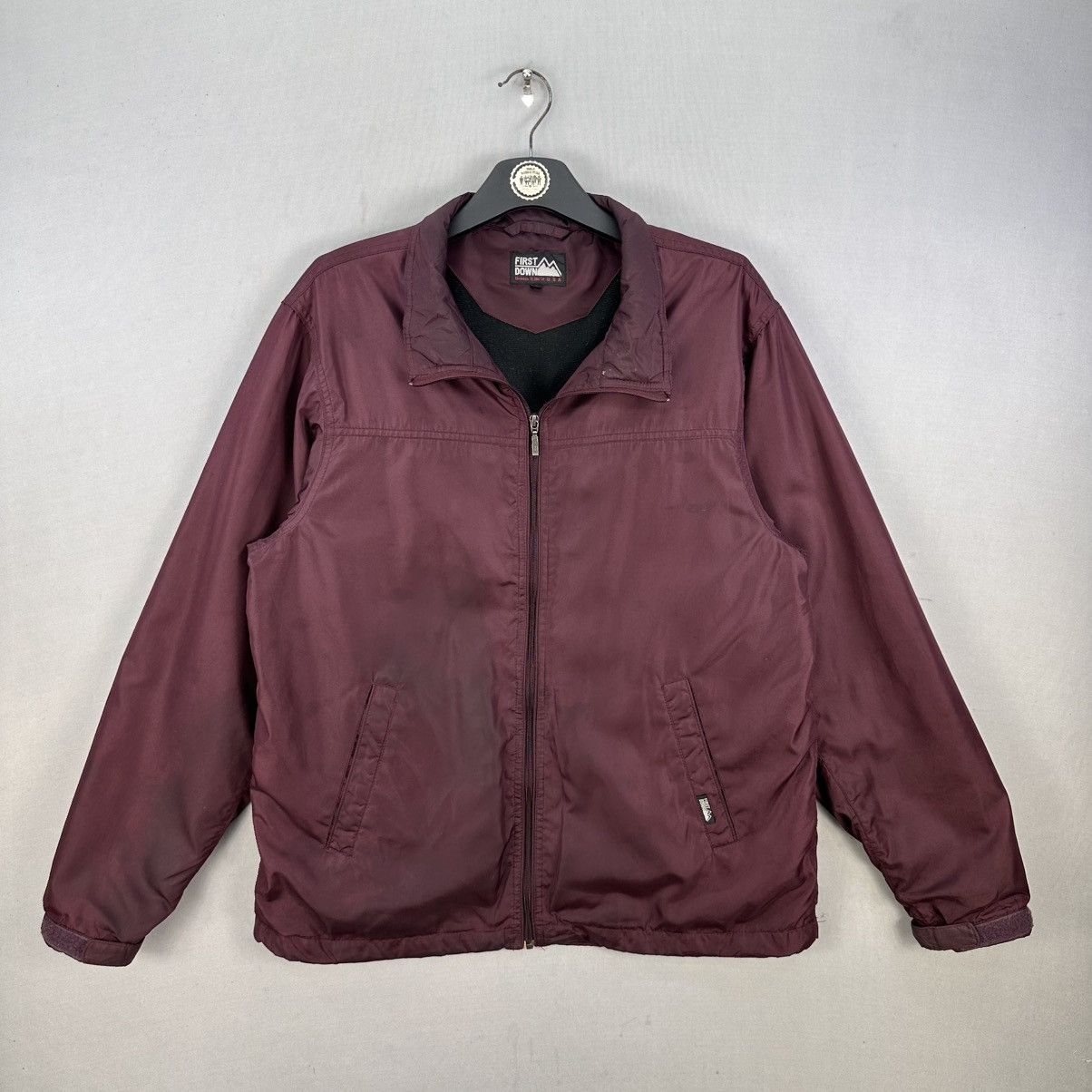 Vintage 90's First Down America Outdoor Brand Zipper Jacket