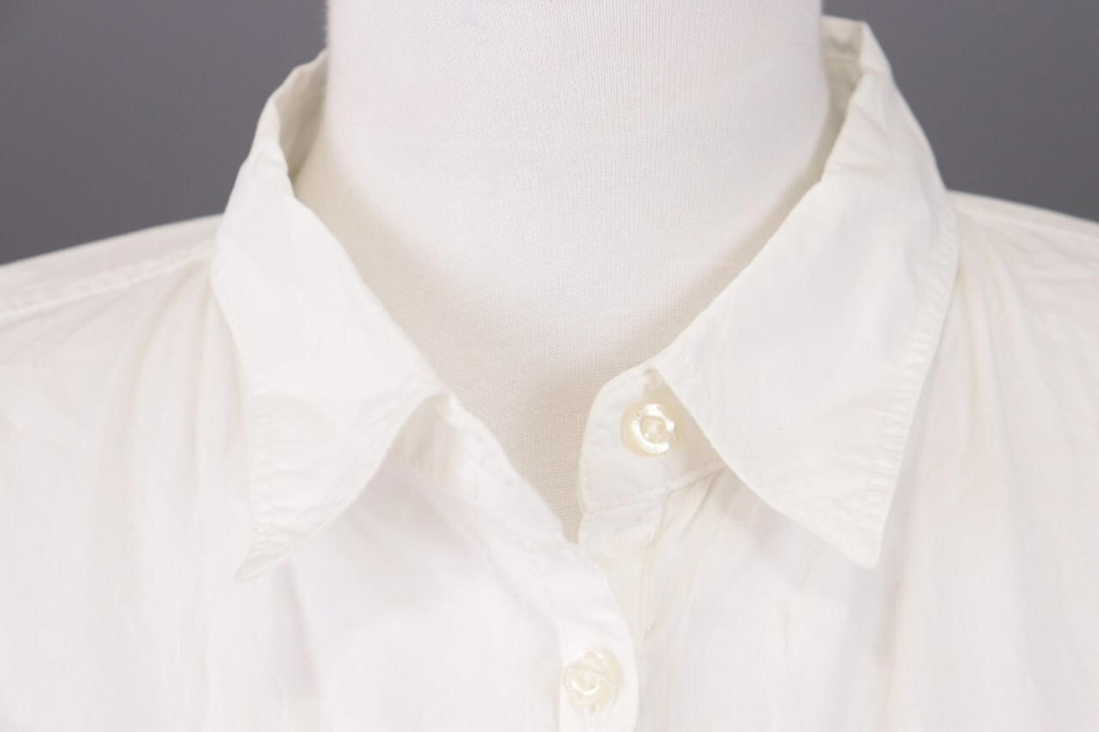 Designer Emily Van Den Bergh White Blouse Tunic Shirt Size 44 Size M / US 6-8 / IT 42-44 - 5 Thumbnail