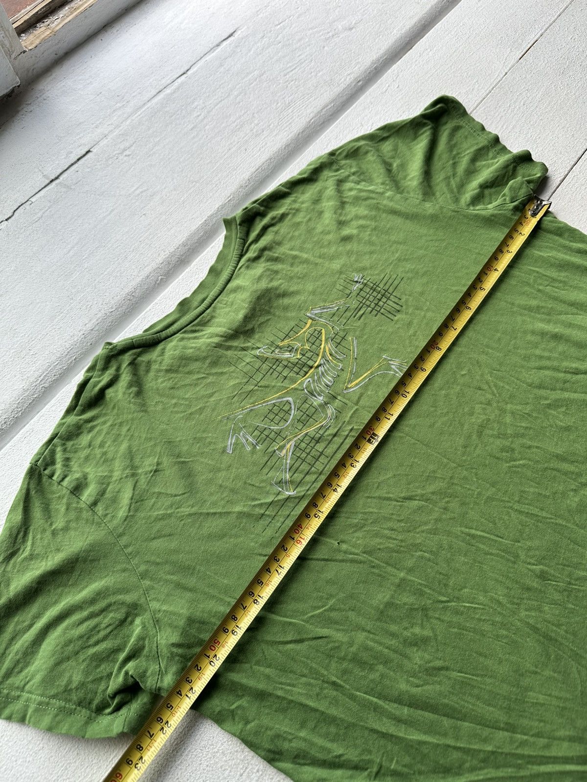 Arc'teryx 🚨ARCTERYX DISTRESSED GREEN TEE WITH BIG LOGO OUTDOOR Size US M / EU 48-50 / 2 - 21 Thumbnail