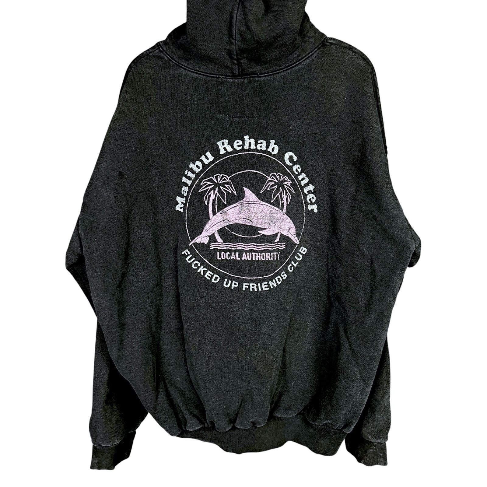 Local Authority Local Authority Mens XXL Malibu Rehab Center Dolphin Hoodie Size US XXL / EU 58 / 5 - 9 Thumbnail