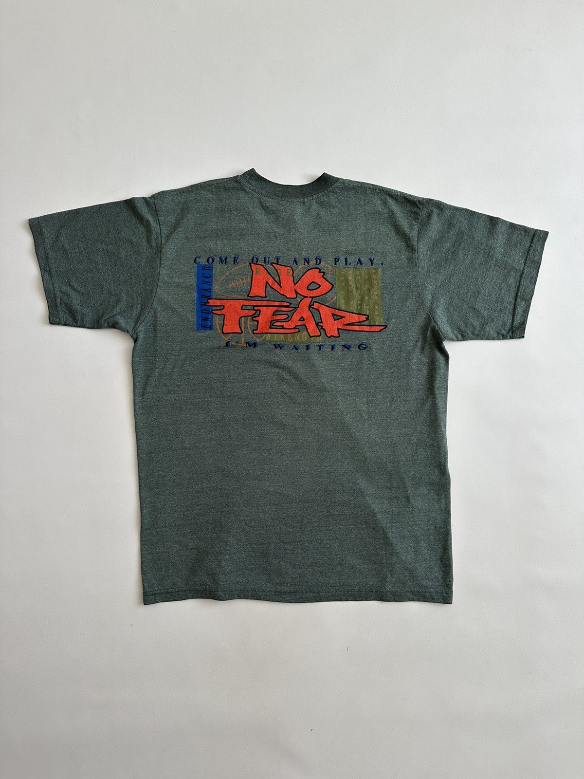 No Fear No Fear Vintage T-shirt Bee big back logo 90s Size US L / EU 52-54 / 3 - 1 Thumbnail