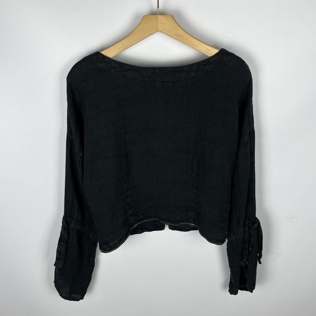 If Six Was Nine Avant-Garde Ewa I Walla linen cotton ladies gothic cardigan Size M / US 6-8 / IT 42-44 - 20 Thumbnail