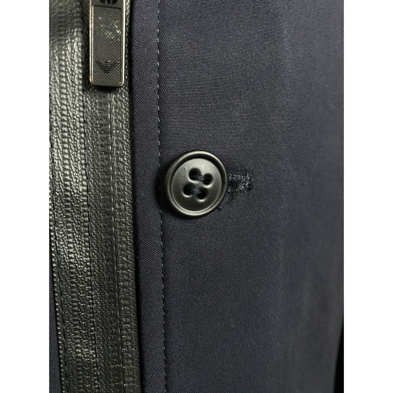 Emporio Armani Emporio Armani Johnny Men's Blue Zip Sportcoat Jacket Size 5 Size US M / EU 48-50 / 2 - 8 Thumbnail