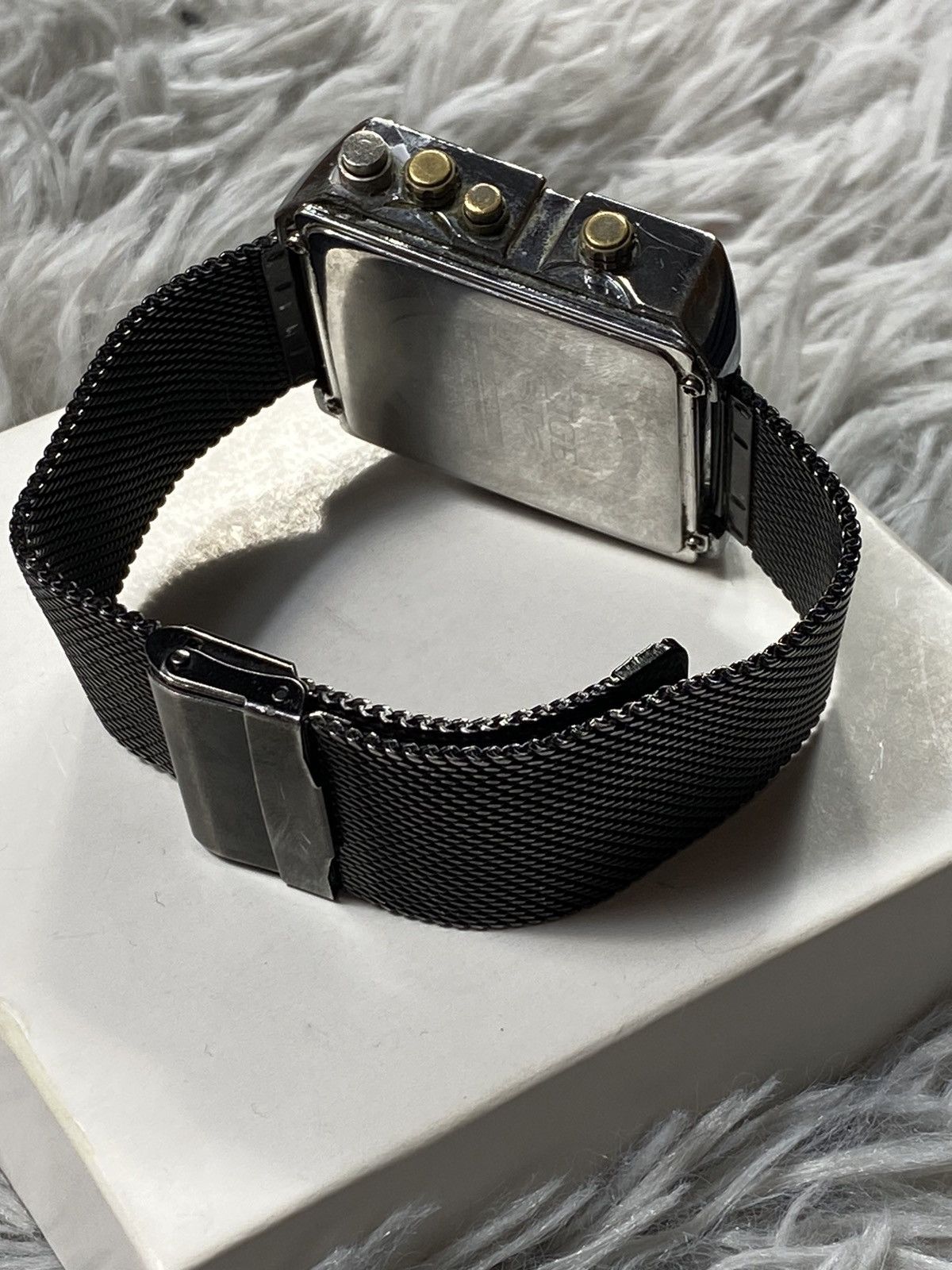 Japanese Brand Unique Square Multi-Dial Watch - Japanese Brand Size ONE SIZE - 9 Thumbnail