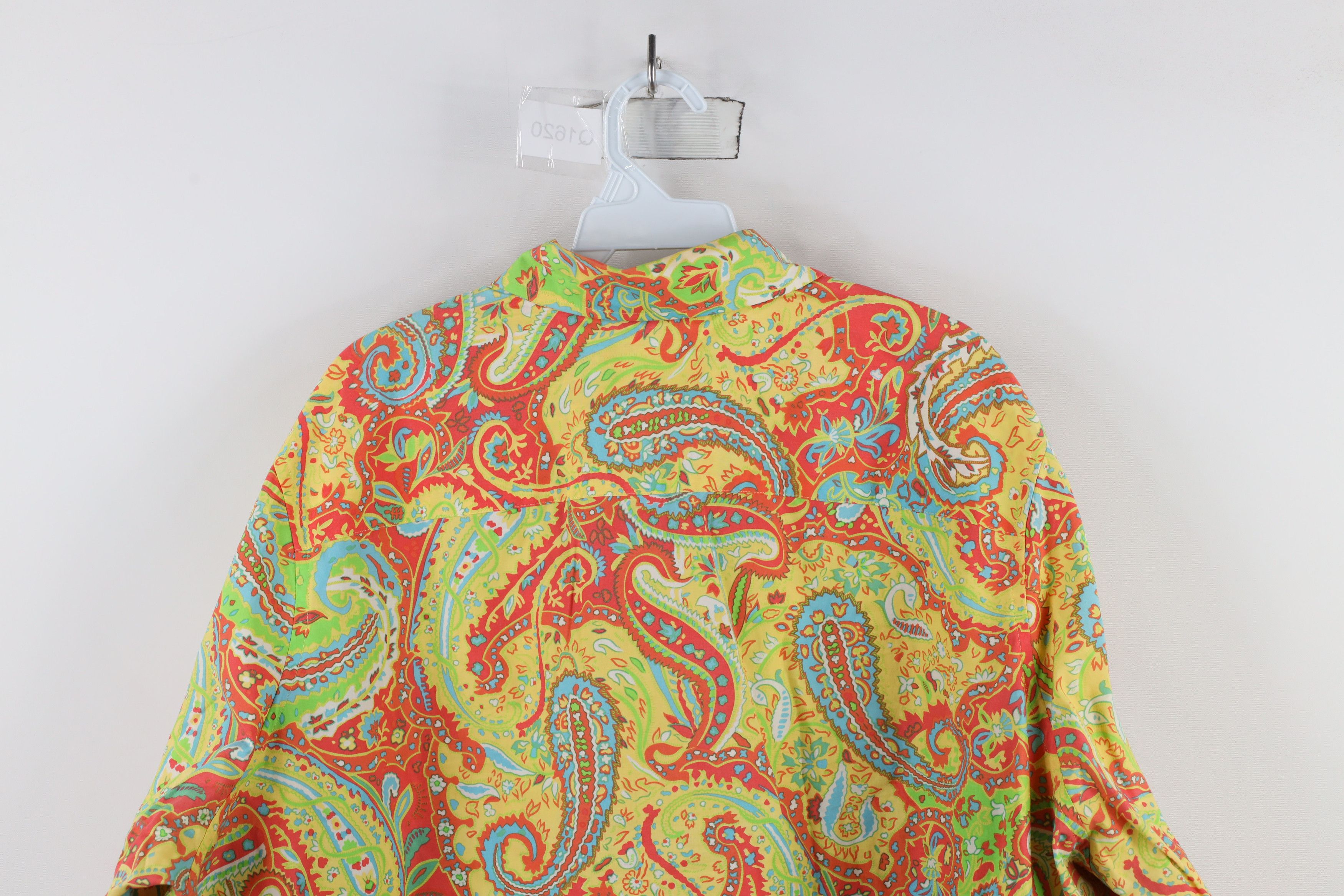 Ralph Lauren × Vintage Vintage 90s Ralph Lauren Collared Button Shirt Cotton Size 3XL / US 20-22 - 10 Thumbnail