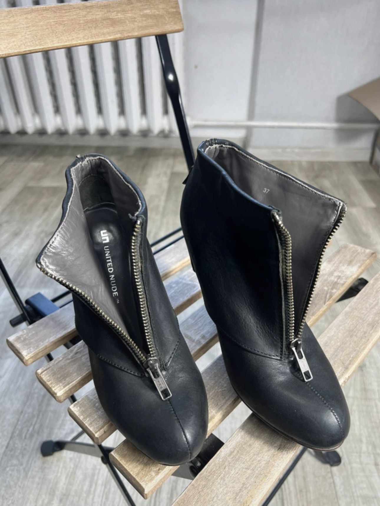 UNITED NUDE Rare UNITED NUDE Heels Avant Garde Like Ann Demeulemeester Size US 7 / IT 37 - 9 Thumbnail