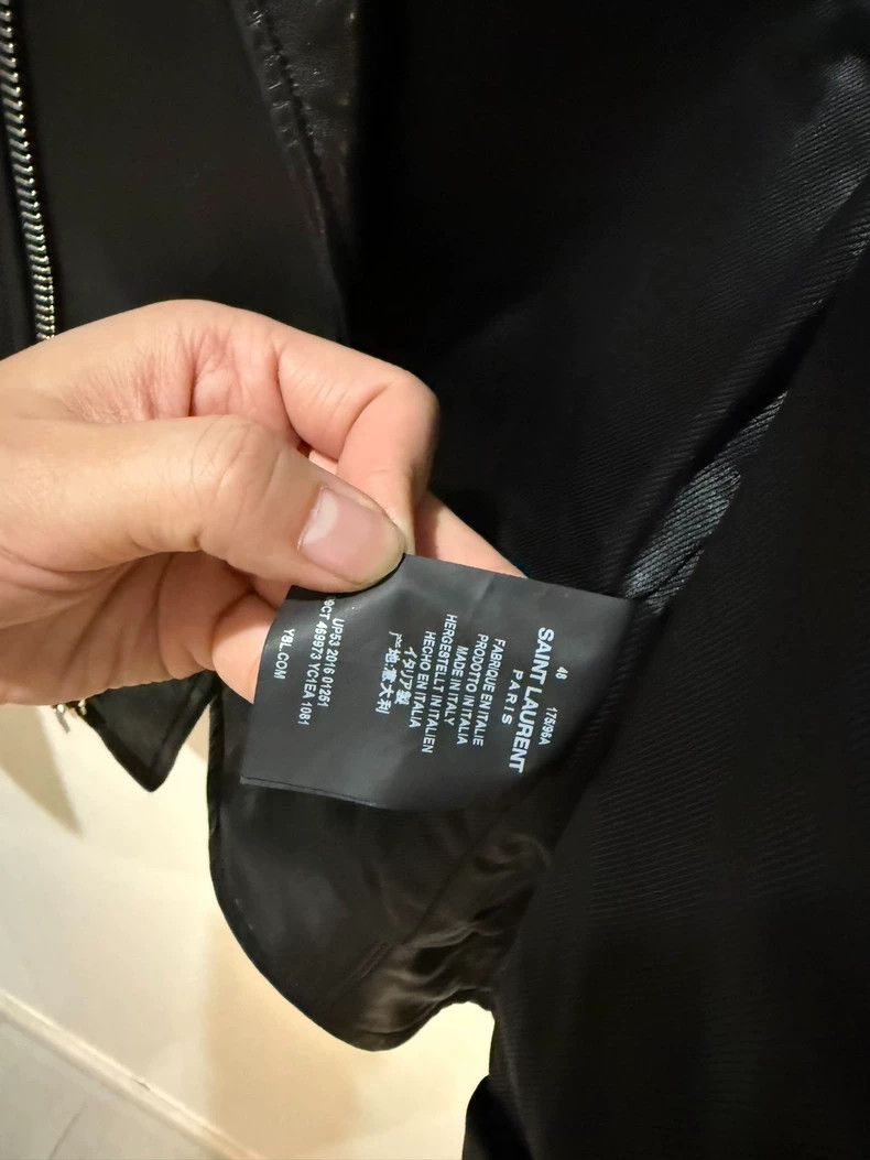 Yves Saint Laurent saint laurent Motorcycle leather jacket 2501-Nextarrow Size US M / EU 48-50 / 2 - 4 Thumbnail