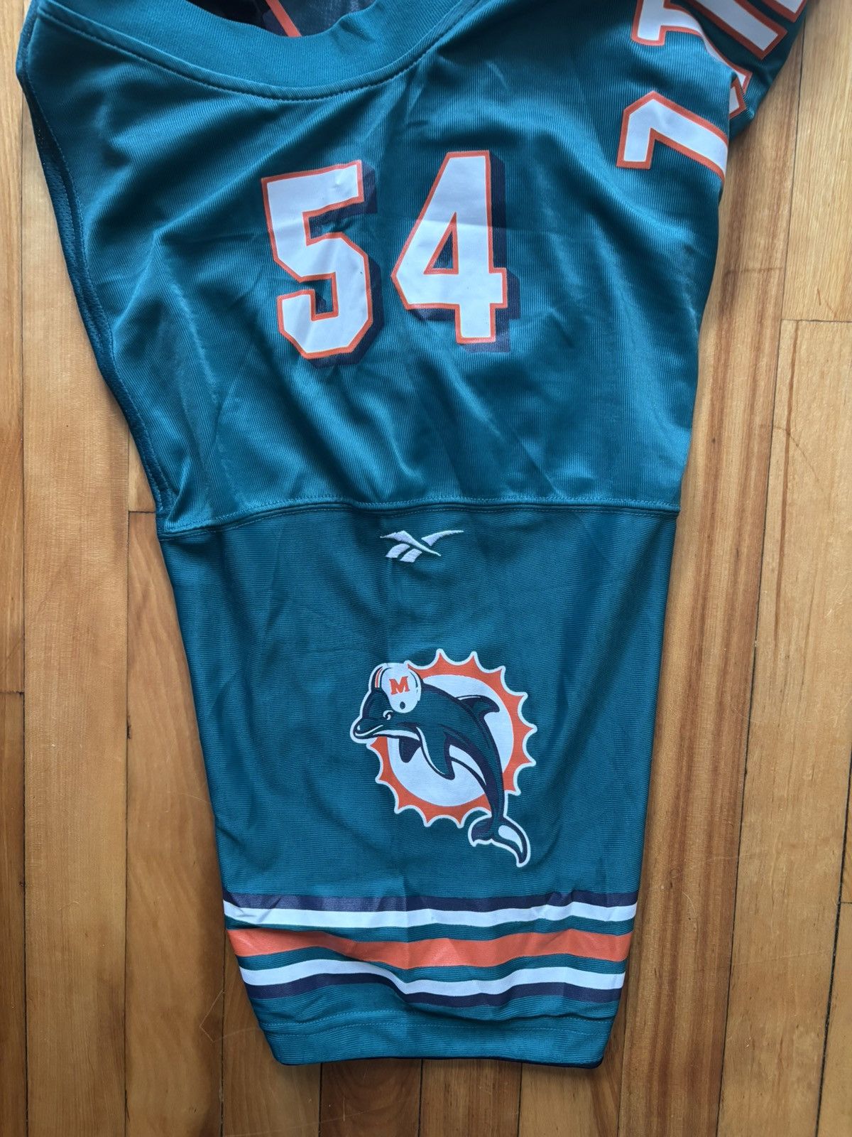 NFL Miami Dolphins Reversible Reebok Zach Thomas Jersey Size US XL / EU 56 / 4 - 5 Thumbnail