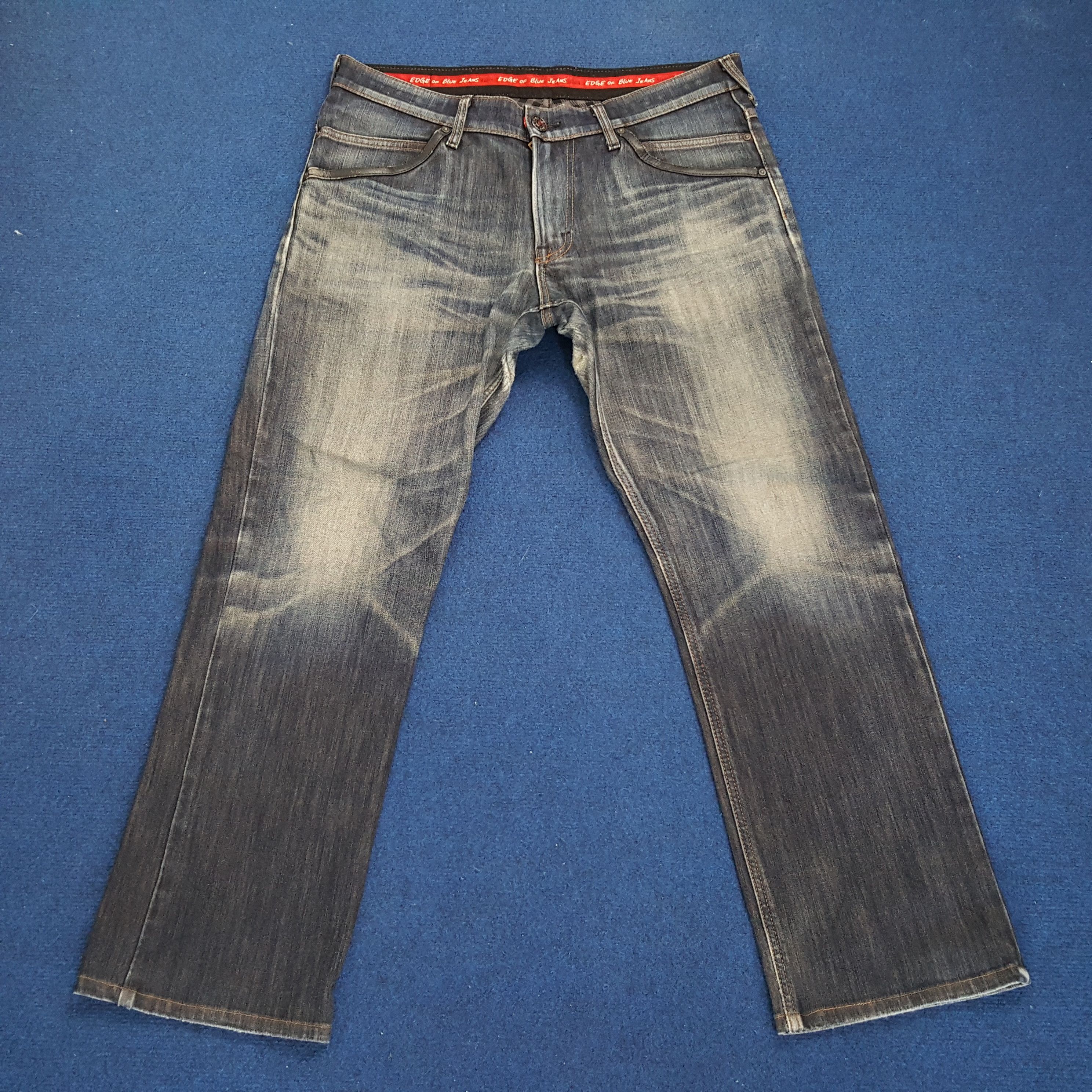 Edwin × Vintage Vintage Edwin Edge Wild Fire Japanese Brand Jeans Size US 37 - 3 Thumbnail