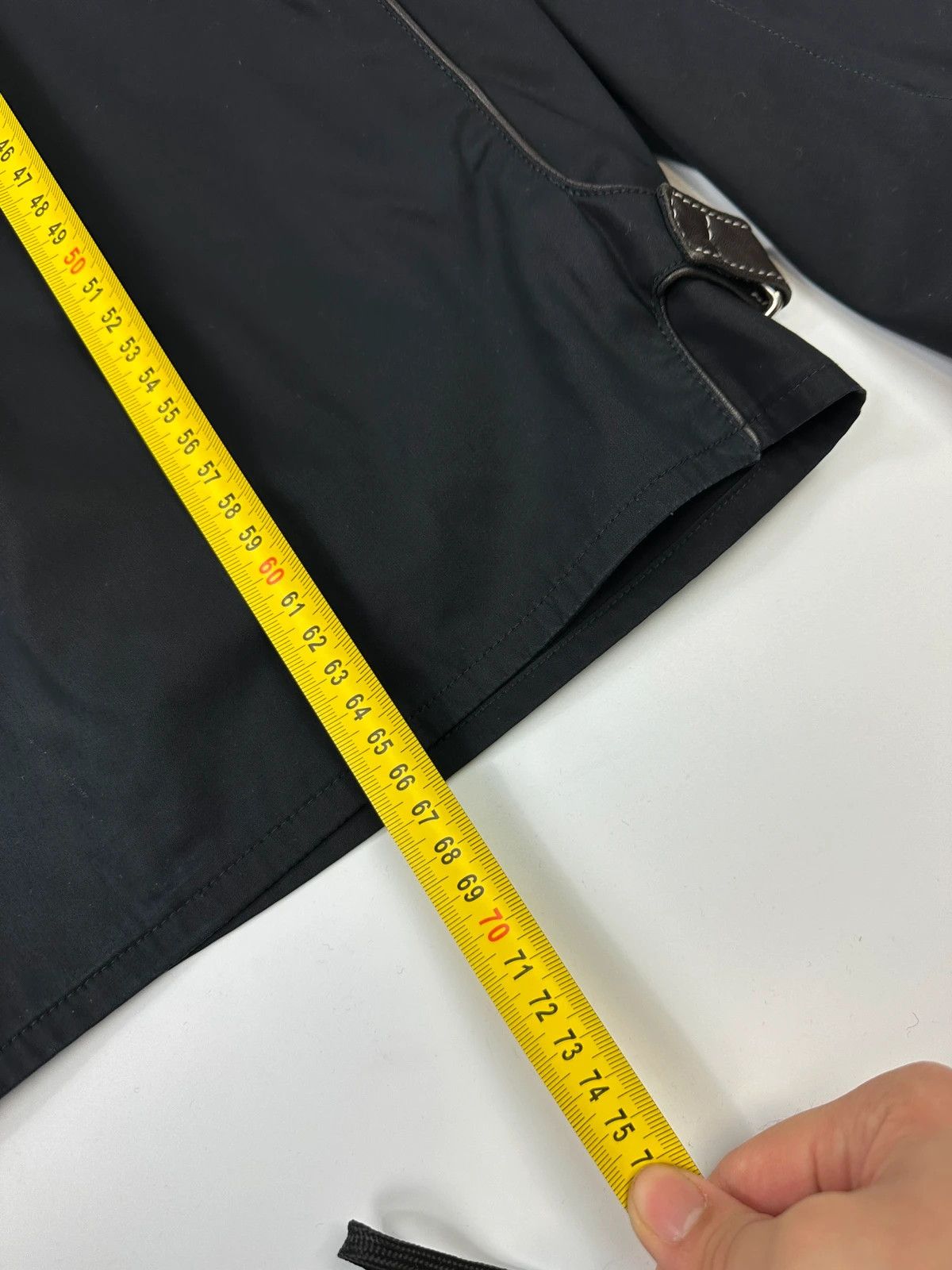Hermes Hermès 00’s Navy Cotton & Leather Straps Buttons Up Jacket Size US L / EU 52-54 / 3 - 18 Thumbnail