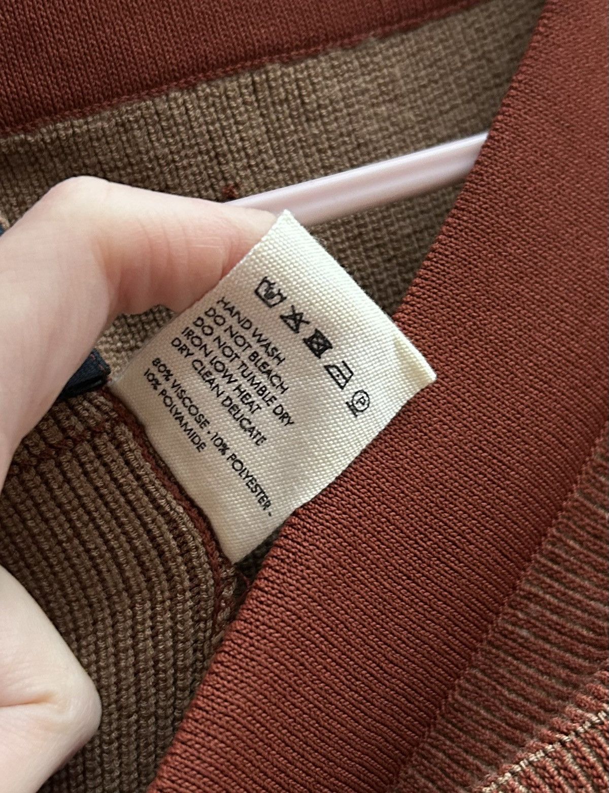 Jacquemus Jacquemus Le Legging Arancia Knit Leggings In Camel Brown Size 30" / US 8 / IT 44 - 11 Thumbnail