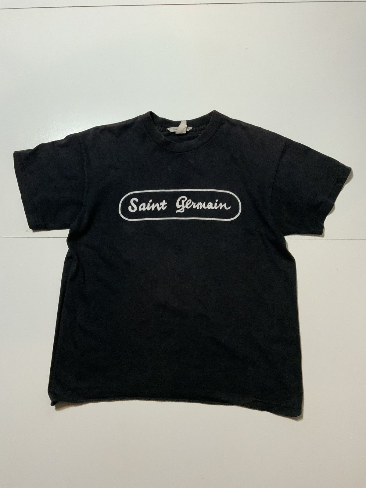 Vintage Vintage 90s Lisa Deane Saint Germain Faded Graphic T-Shirt Size US L / EU 52-54 / 3 - 2 Thumbnail