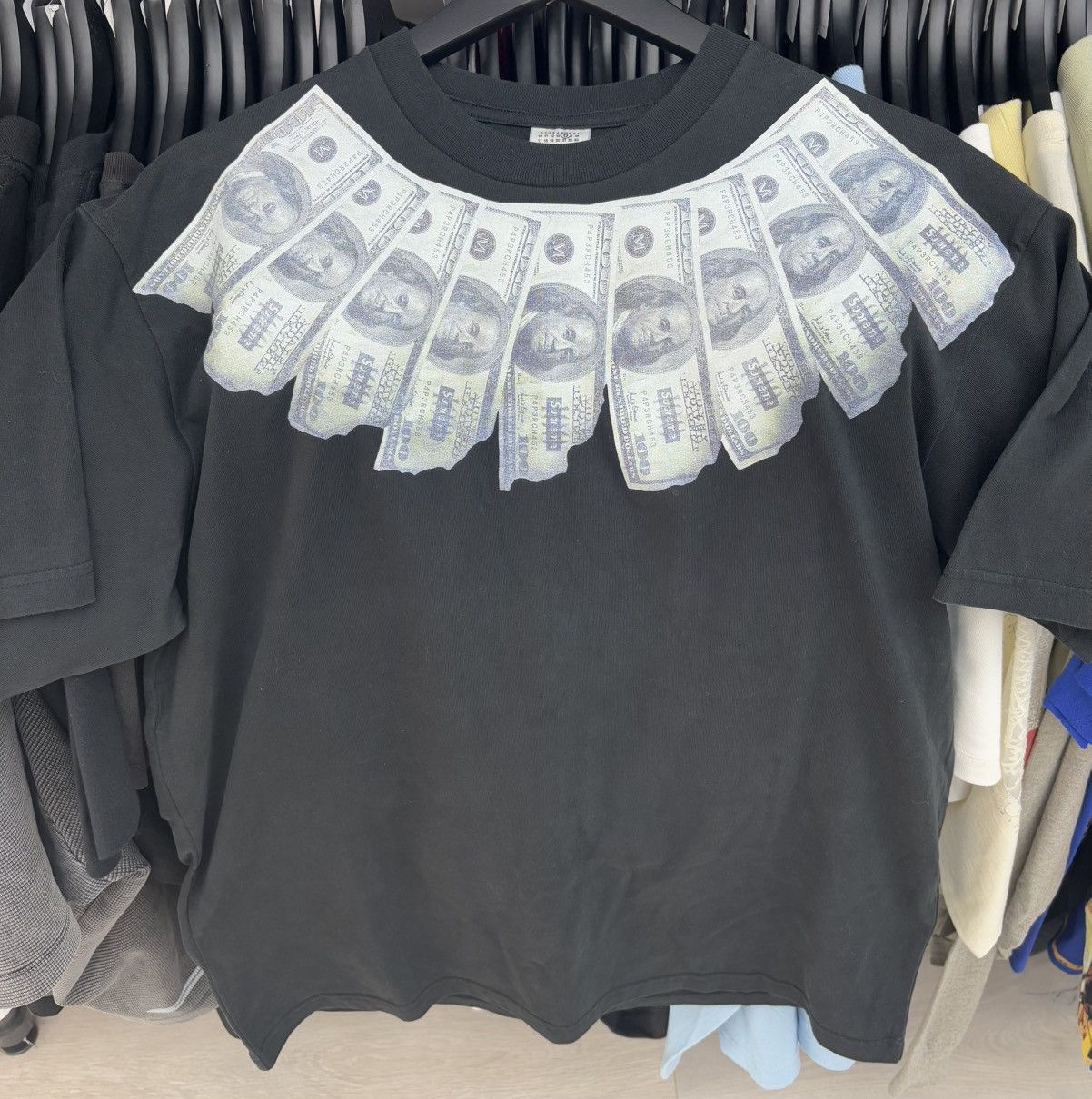 Supreme MM6 Maison Margiela Money S/S Top Black