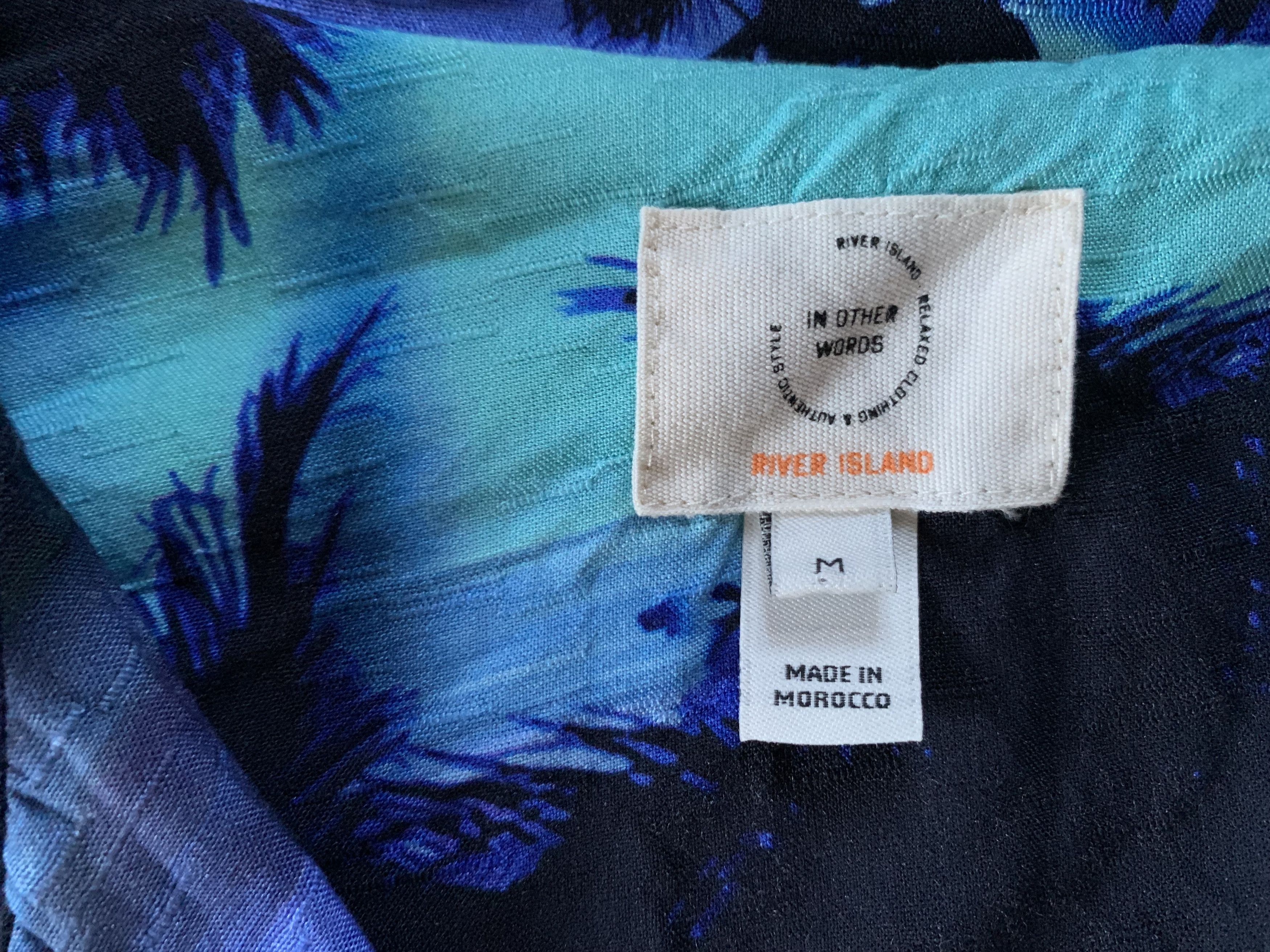 River Island River Island Hawaiian Shirt Size US M / EU 48-50 / 2 - 5 Thumbnail