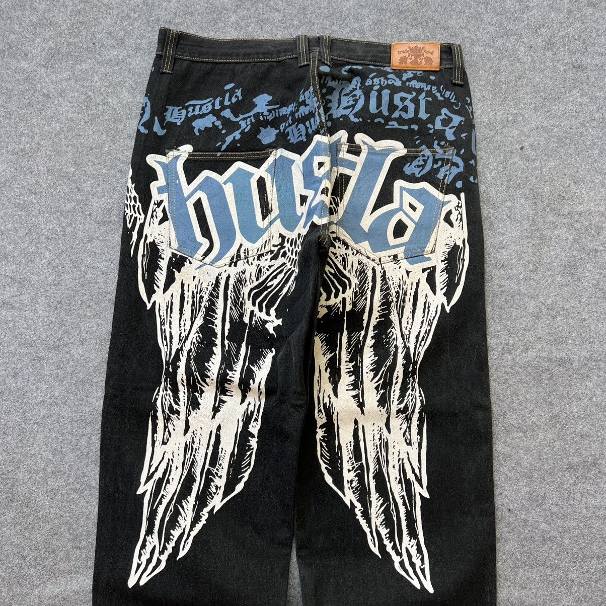 JNCO × Vintage Vintage Townz Raw Blue Baggy Jnco Style Jeans Size US 40 / EU 56 - 2 Thumbnail