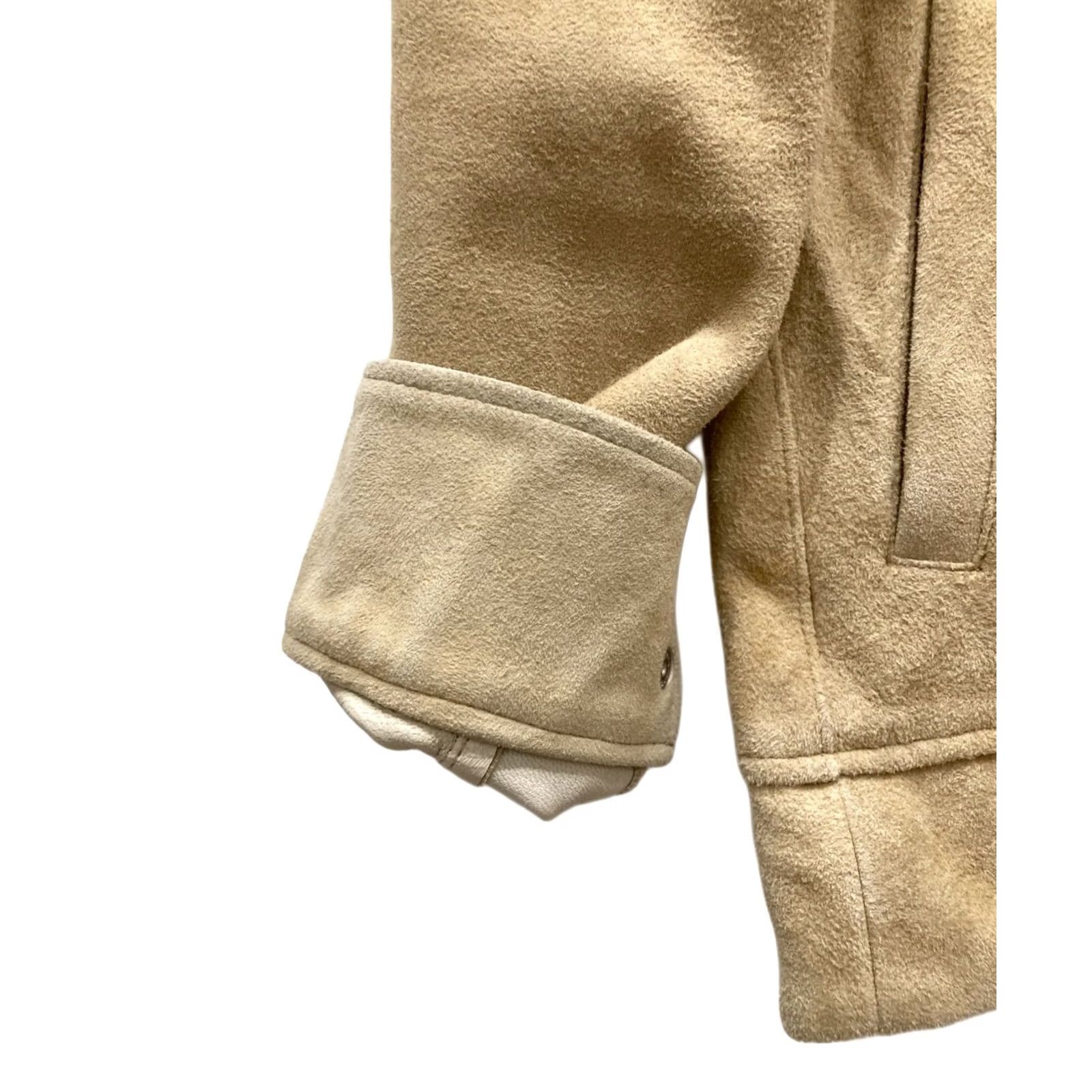 Vintage MAGINE Sheep Leather Jacket Mens 44 Beige Jacket Size US S / EU 44-46 / 1 - 5 Thumbnail