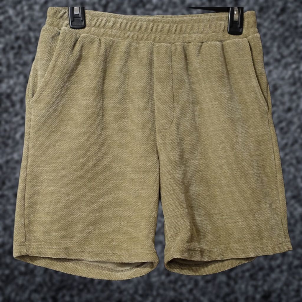 Vintage EUC Massive Luxury Sweatshorts Super Soft Green Men's S #H88-43 Sweat Shorts Casual Regular Fit Size US 29 - 1 Thumbnail