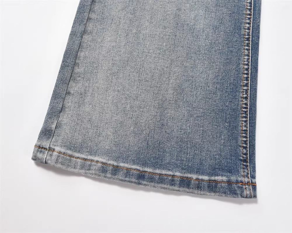 Japanese Brand × Vintage Trendy hippie men's casual washed distressed flared jeans Size US 32 / EU 48 - 5 Thumbnail