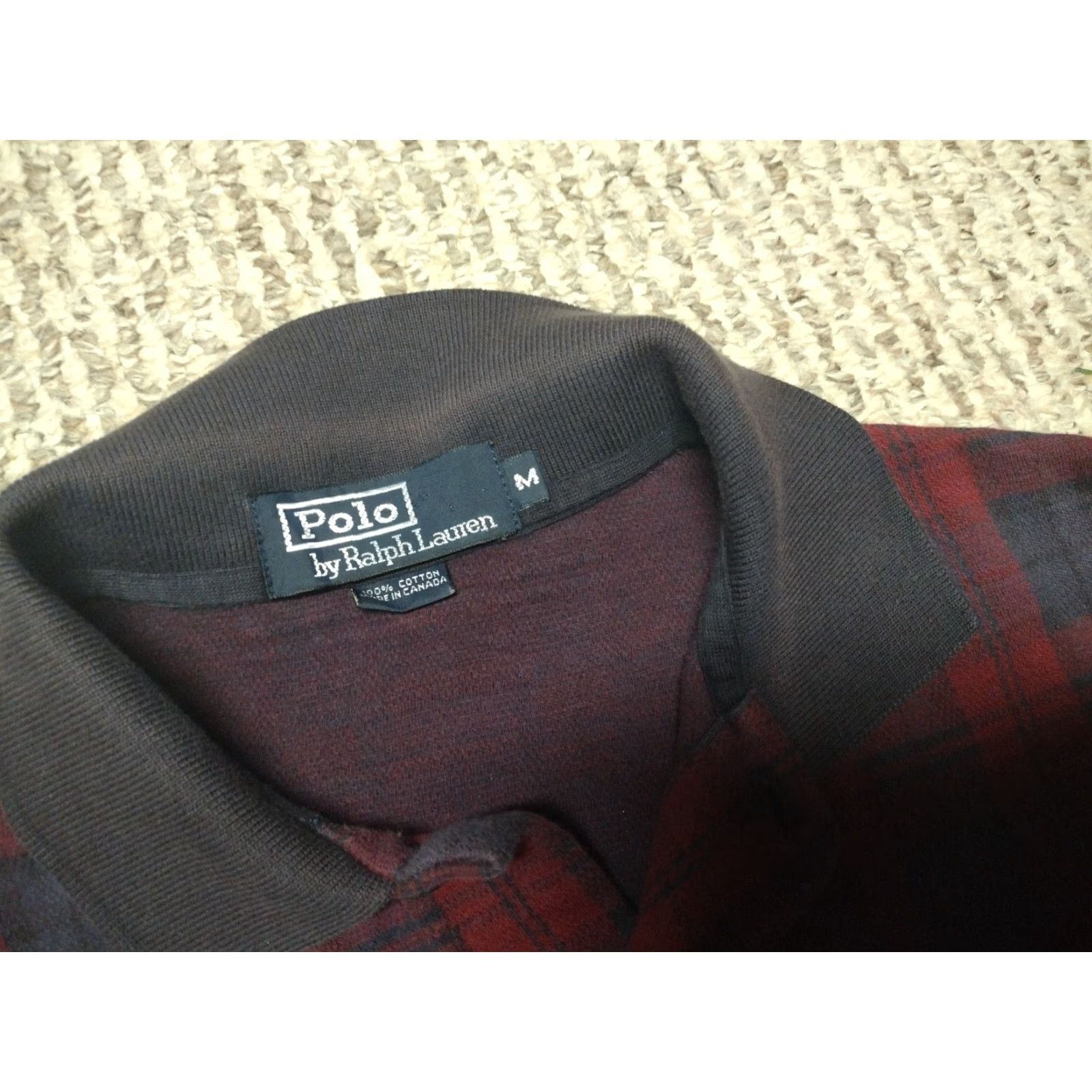 Polo Ralph Lauren VINTAGE Polo Ralph Lauren 90s Pocket Retro Plaid Work Long Sleeve Button L Shirt Men Red Cotton Check Buffalo Country Sportsman Classic 90s Theme Mens Size US L / EU 52-54 / 3 - 2 Thumbnail