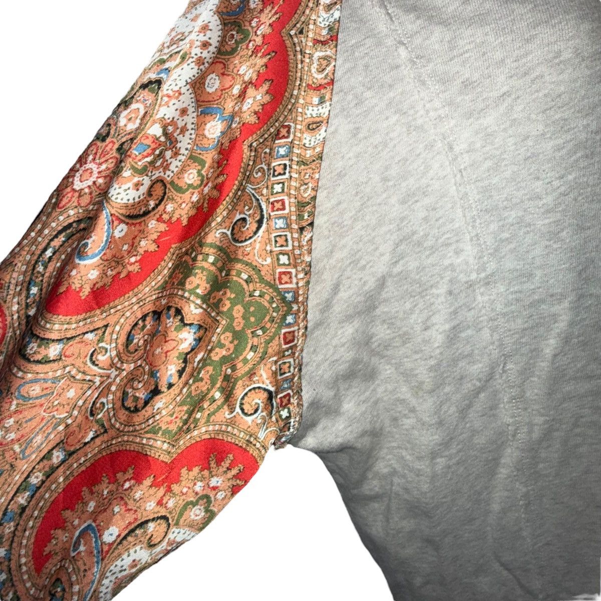Free People Free People Vintage Affair floral satin sleeve pullover top Size L / US 10 / IT 46 - 6 Thumbnail