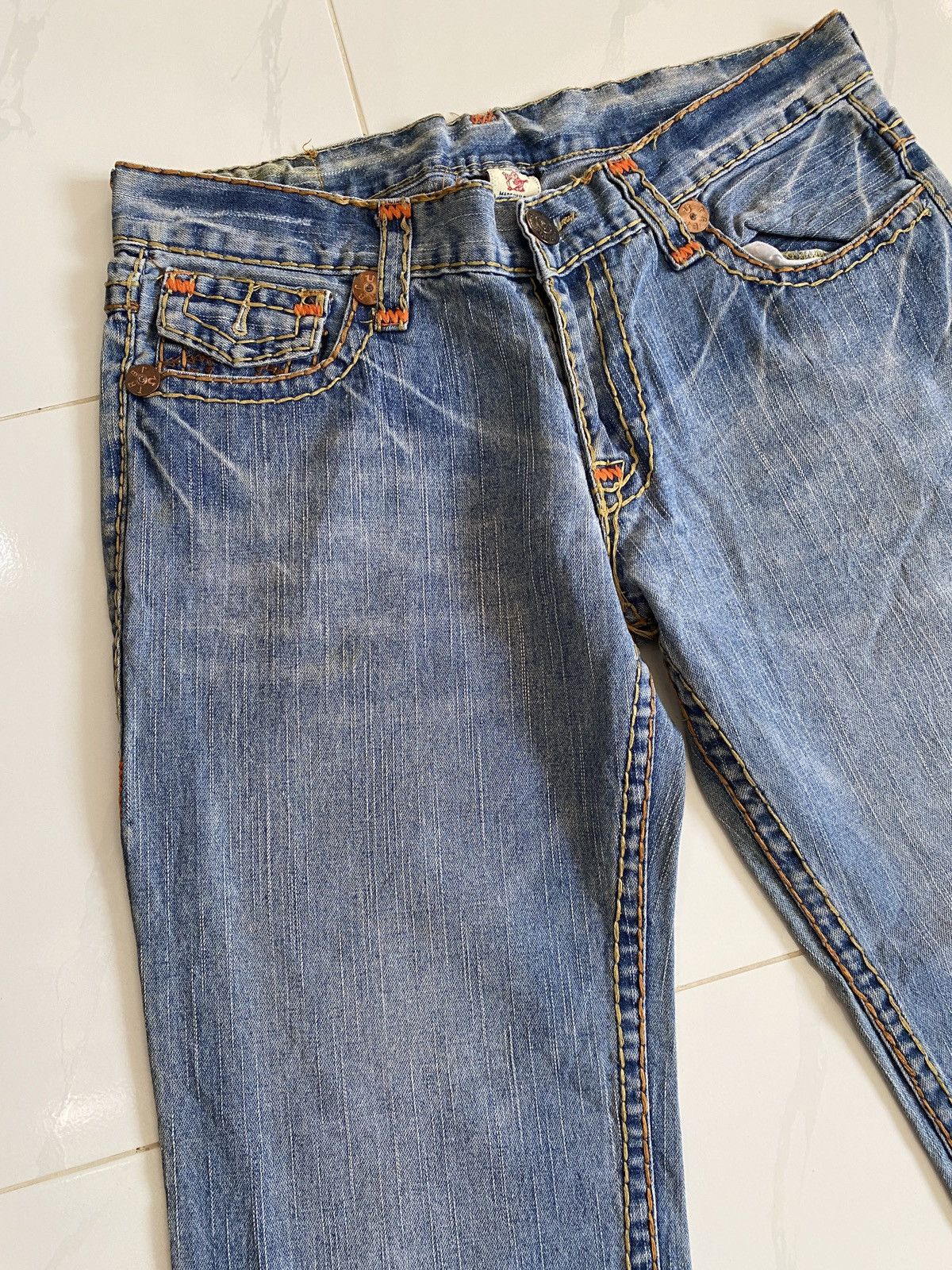 Japanese Brand × True Religion × Vintage True Religion Billy Super T Straight Cut Jeans Size US 38 / EU 54 - 4 Thumbnail