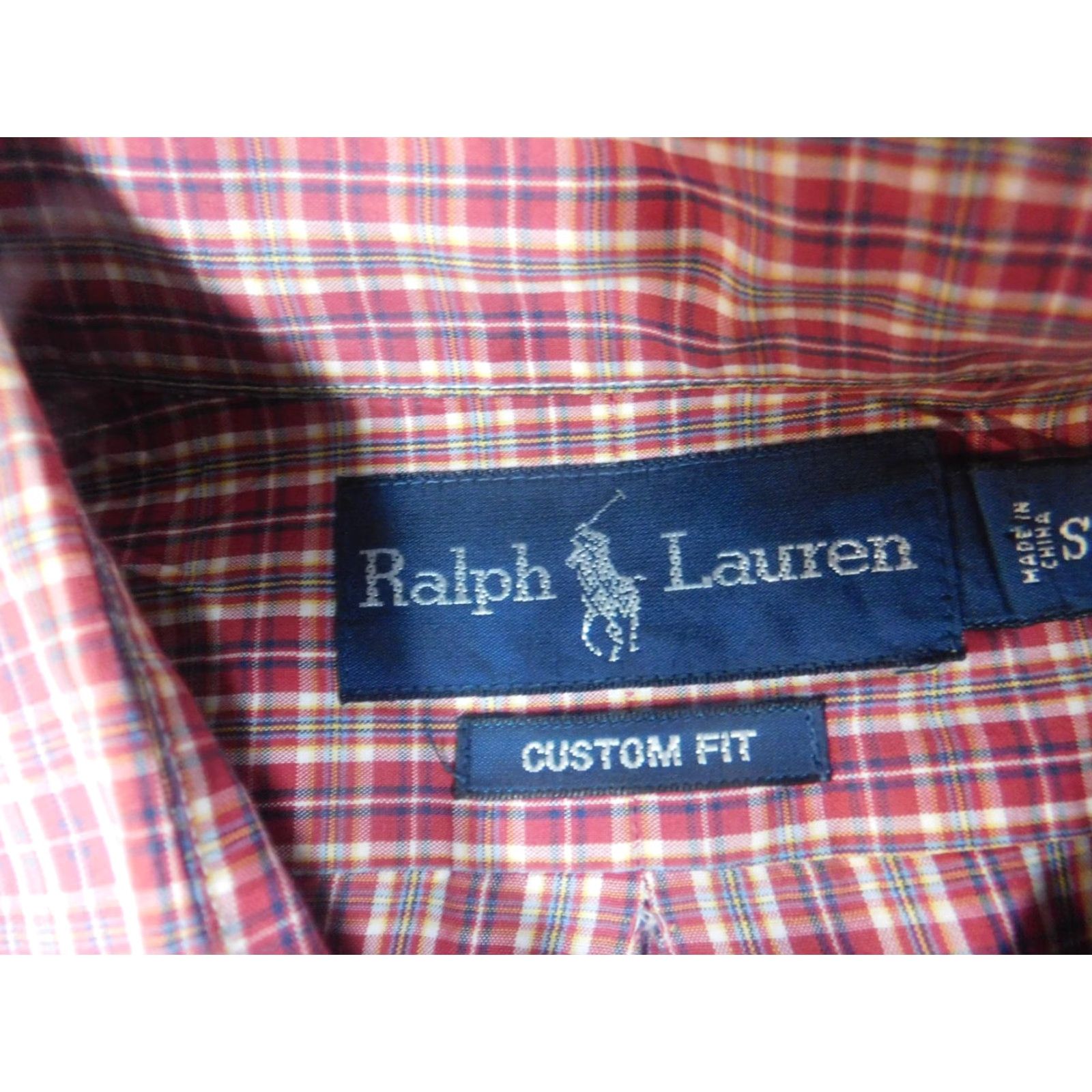 Ralph Lauren Ralph Lauren Shirt Mens Small Red Plaid Custom Fit Button Up Pony Logo Size US S / EU 44-46 / 1 - 7 Thumbnail