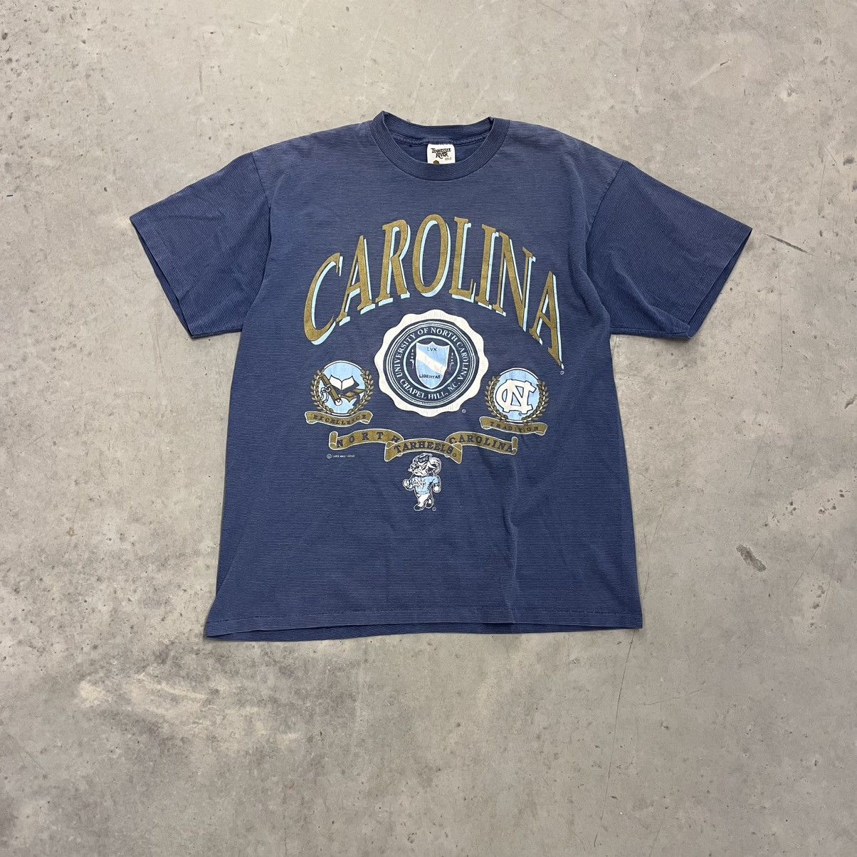 NCAA × Vintage RARE Carolina Tar Heels Vintage Striped 1990's Cotton Shirt Size US L / EU 52-54 / 3 - 1 Thumbnail