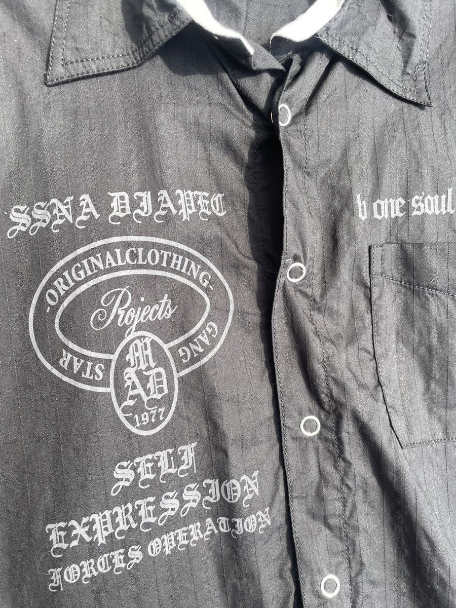 If Six Was Nine 2000s Japanese archive Vkei Poem Button Shirts Gyaruo Y2K Size US S / EU 44-46 / 1 - 7 Thumbnail