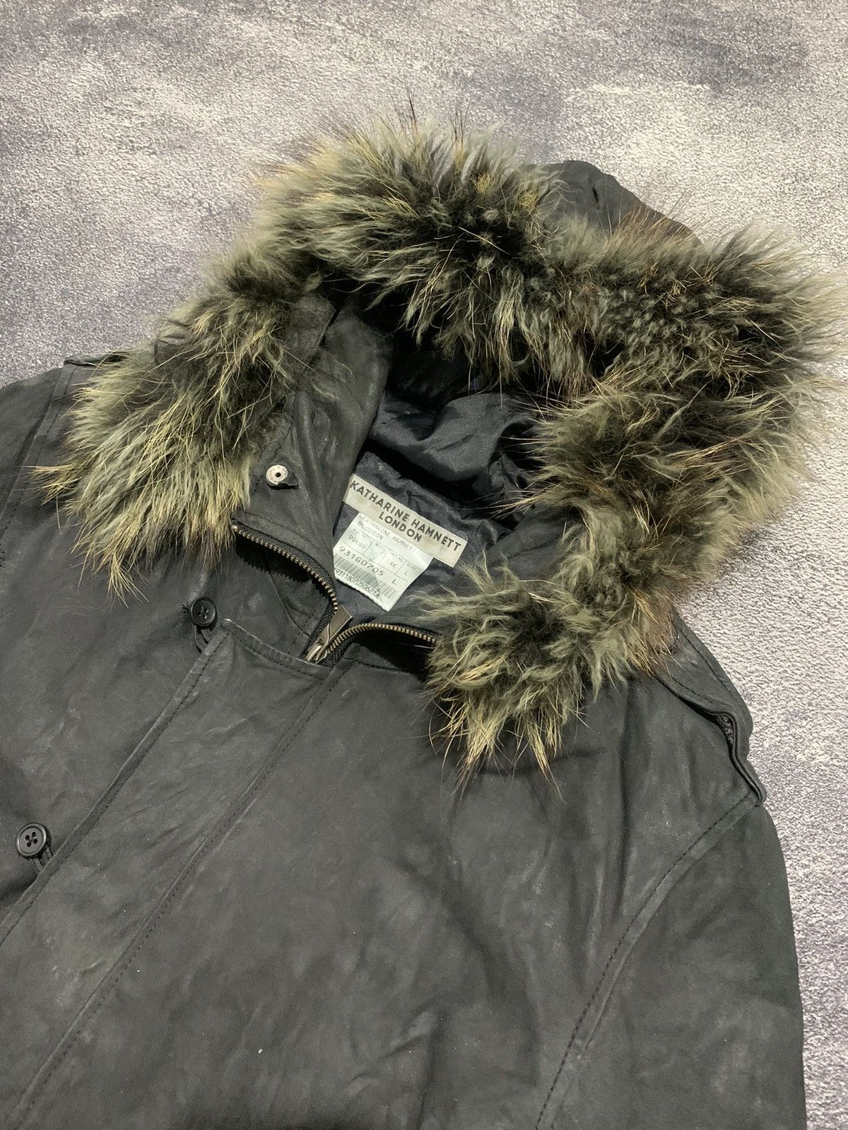 Katharine hamnett london blouson fur jacket bomber