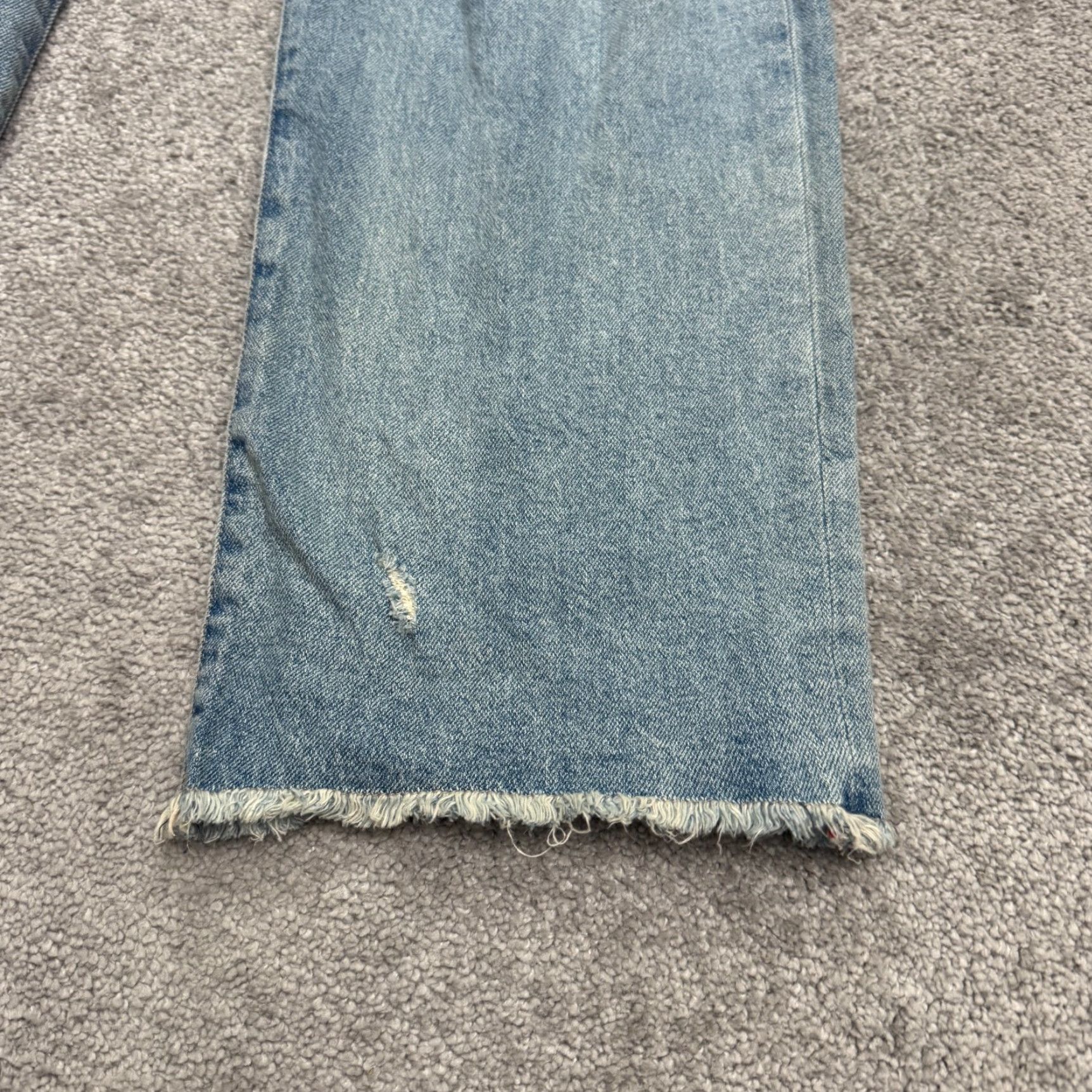 Torrid Torrid Jeans - City Streetwear 5-Pocket Denim Straight High Rise Button Fly 20 Tall Blue Womens Jeans Size 42" / US 20 - 5 Thumbnail
