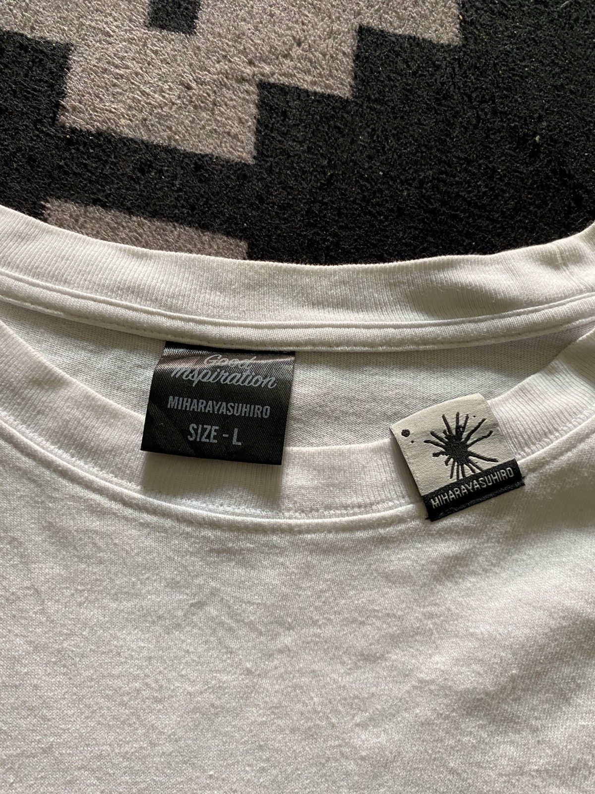 Designer × Japanese Brand × Maison MIHARA YASUHIRO Miharayasuhiro PIZZA-LA tshirt Size US L / EU 52-54 / 3 - 3 Thumbnail