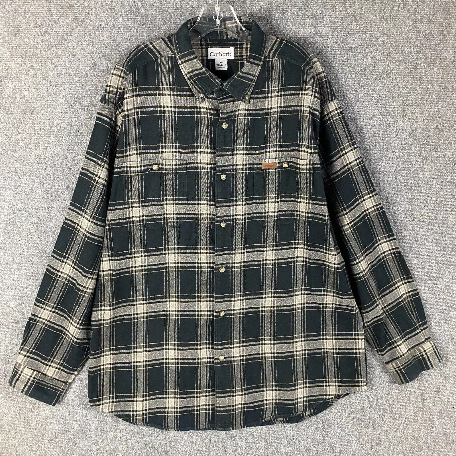 Carhartt Carhartt Flannel Shirt Men's XL Button Up Plaid Workwear Size US XL / EU 56 / 4 - 1 Thumbnail